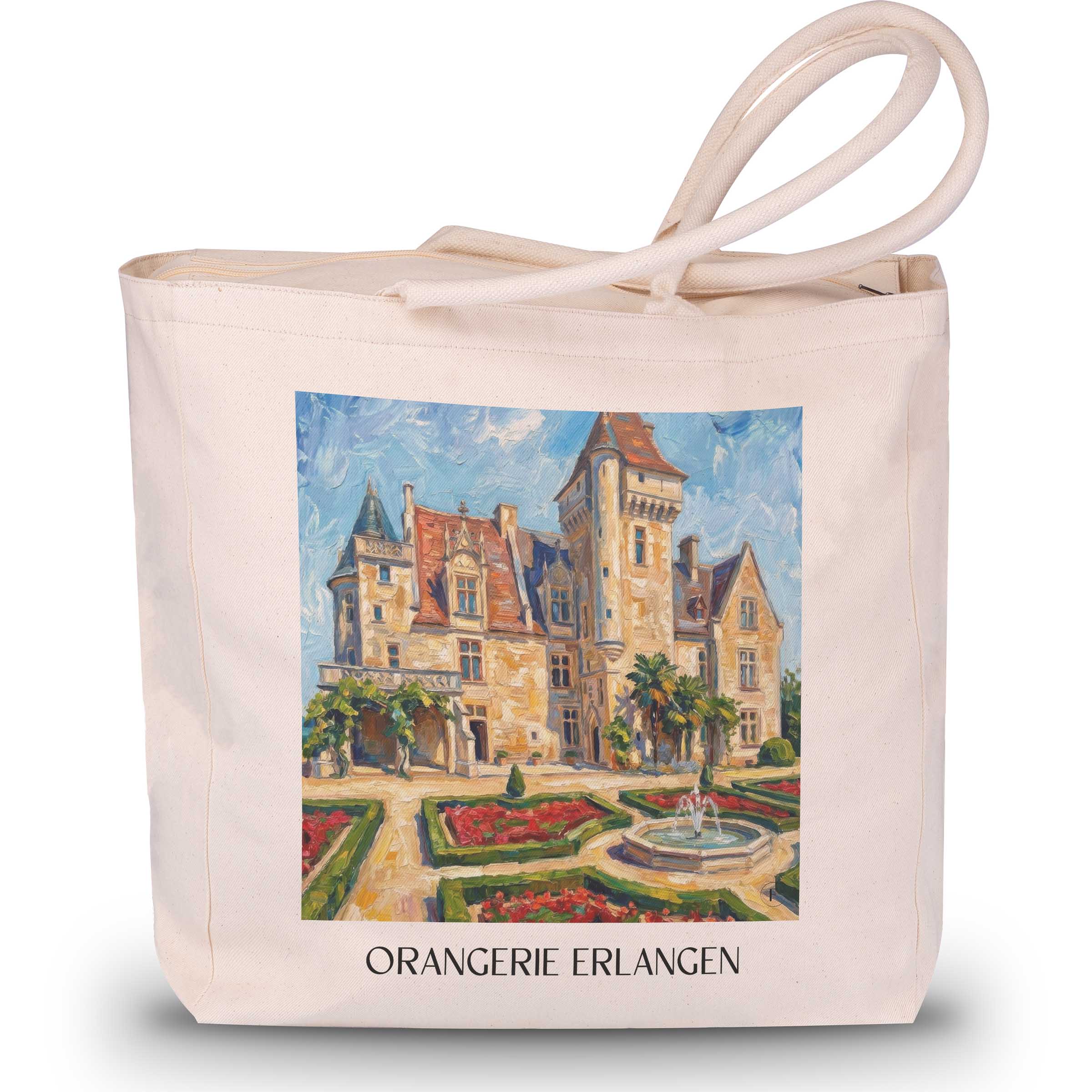 château-des-milandes-vallée-de-la-dordogne-frankreich-einkaufstasche-oil-painting-oelgemaelde