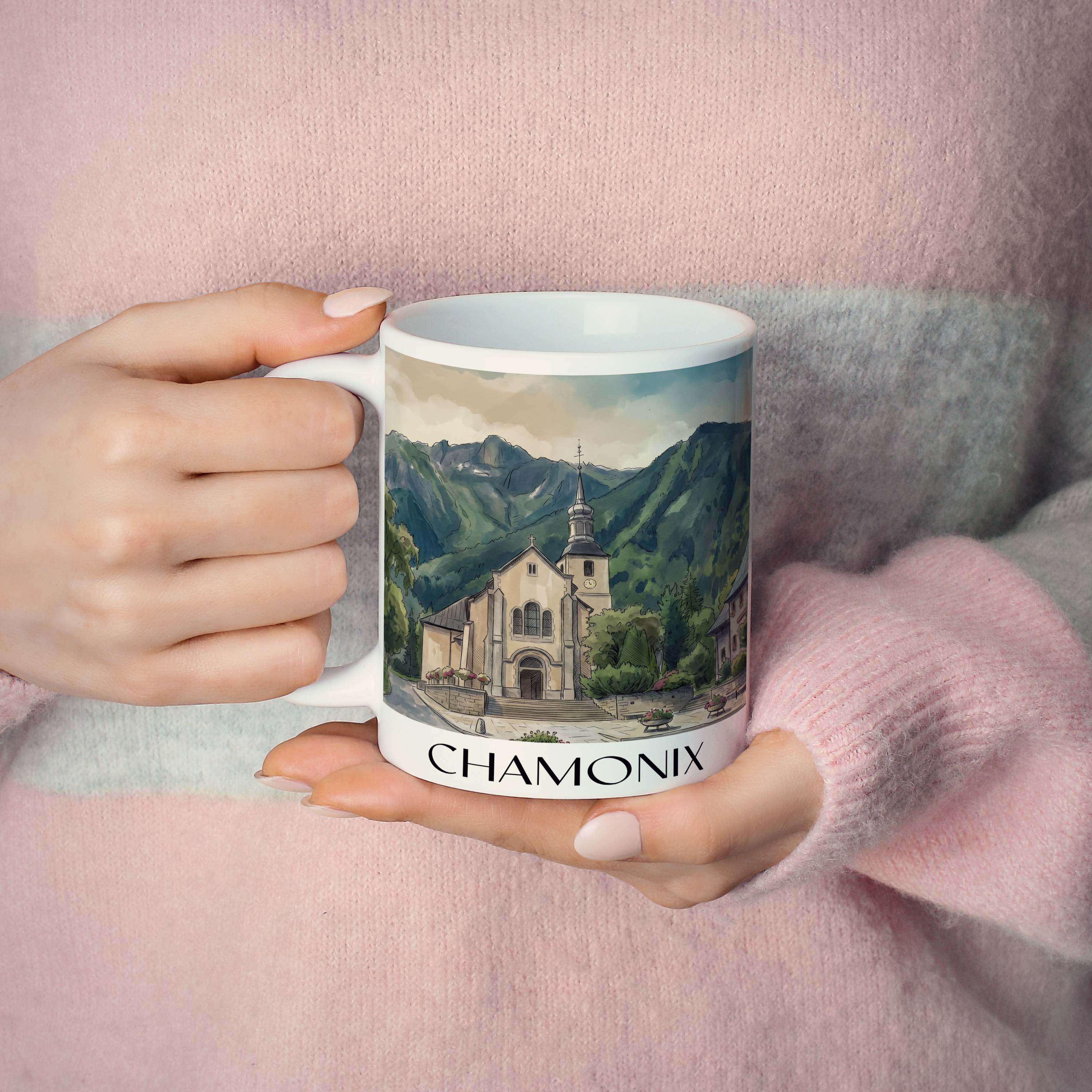 chamonix-frankreich-kaffeebecher-aquarell