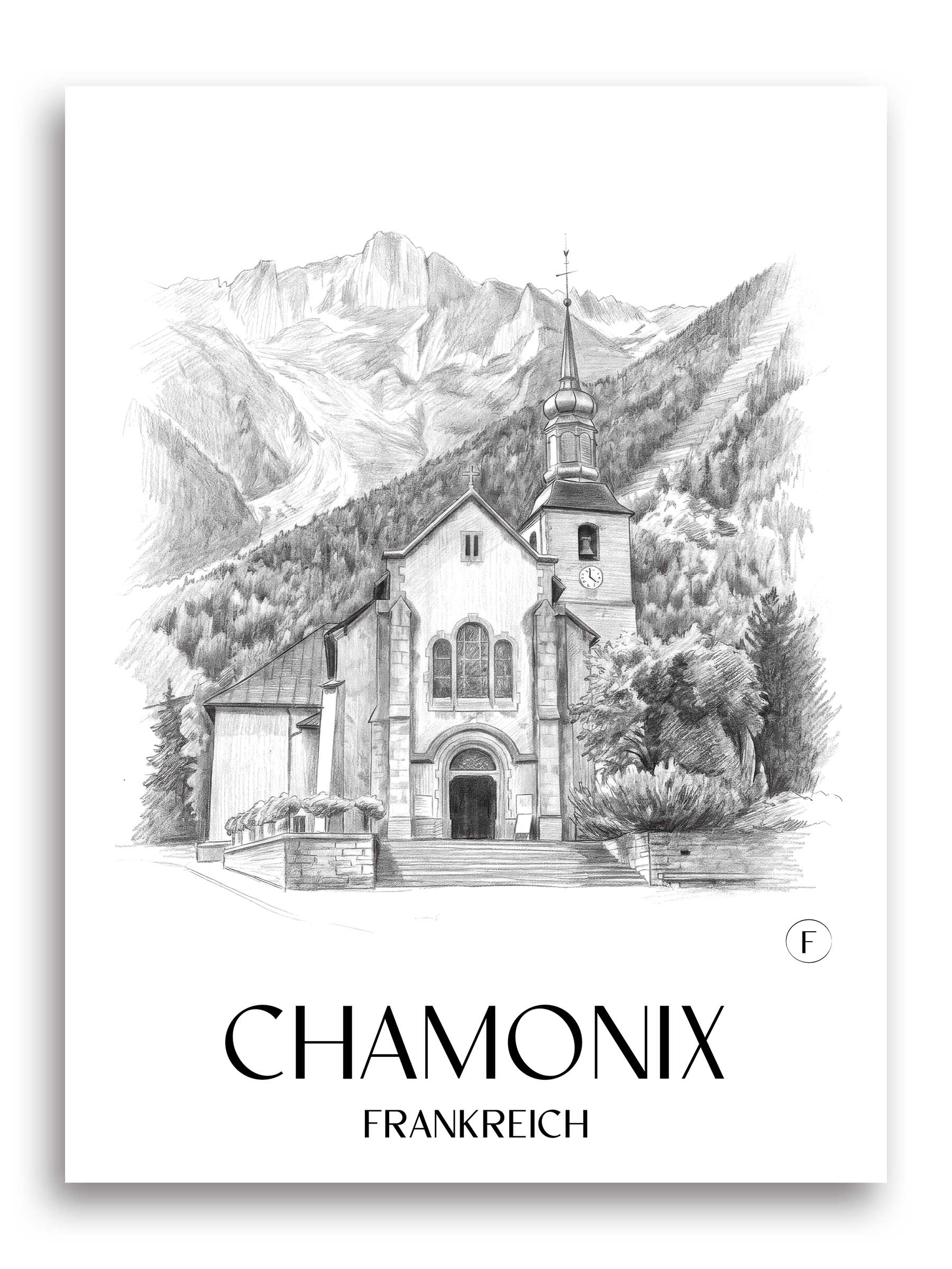 chamonix-frankreich-poster-bleistift-zeichnung-drawing