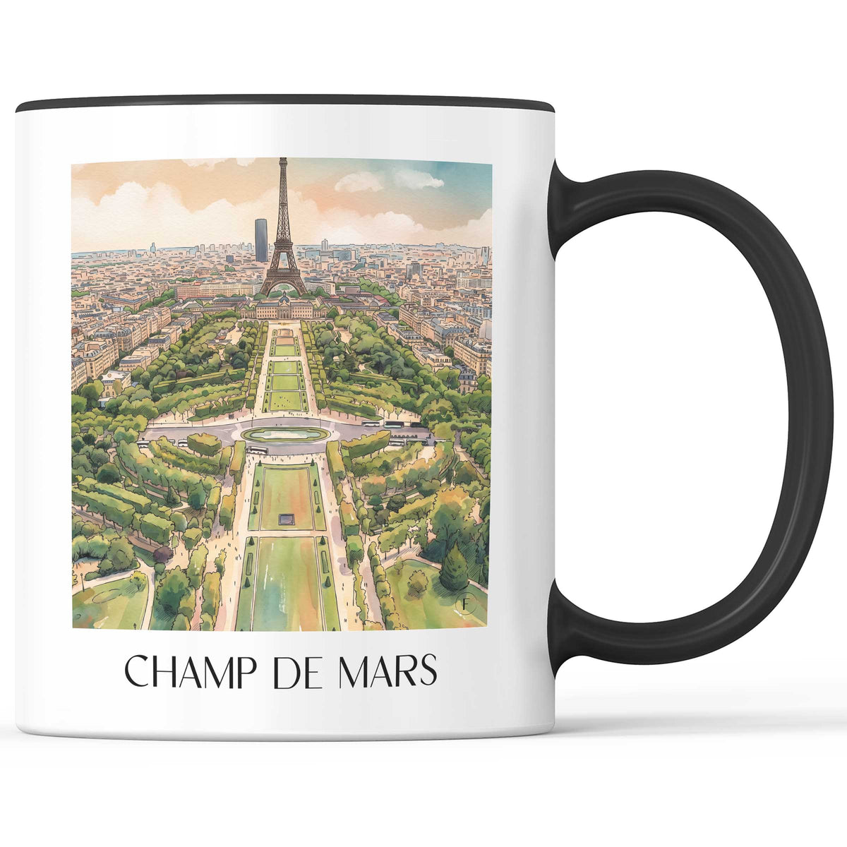 champ-de-mars-paris-frankreich-kaffeebecher-aquarell