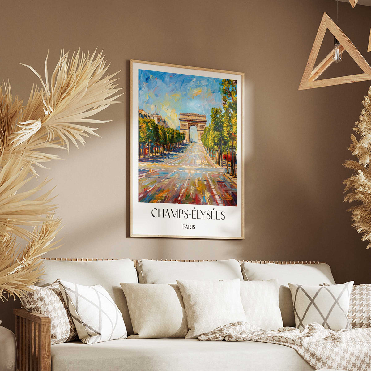 champs-élysées-paris-frankreich-poster-oil-painting-oelgemaelde