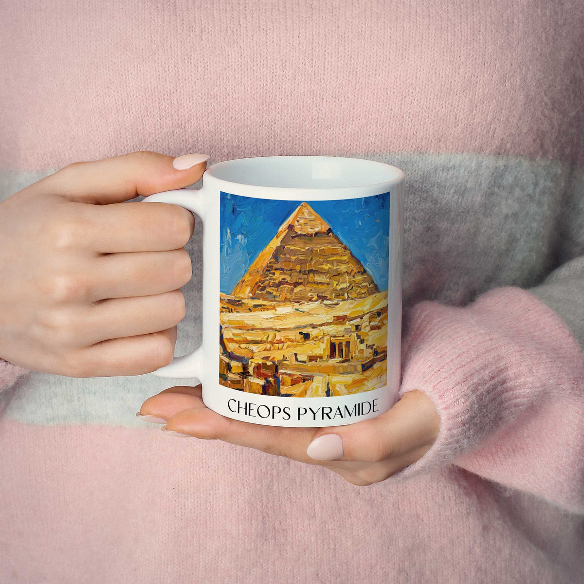 cheops-pyramide-ägypten-kaffeebecher-oil-painting-oelgemaelde