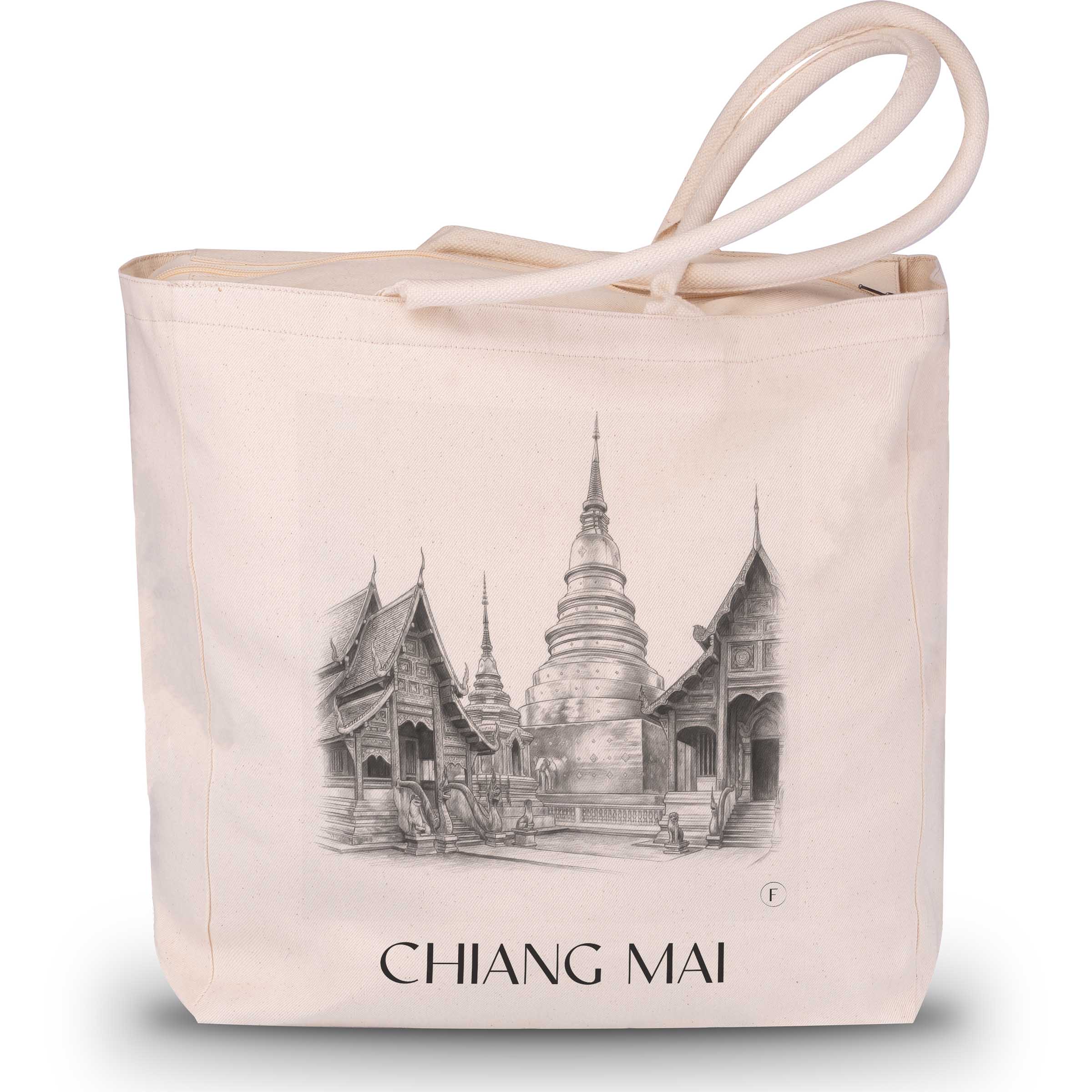 chiang-mai-thailand-einkaufstasche-bleistift-zeichnung-drawing