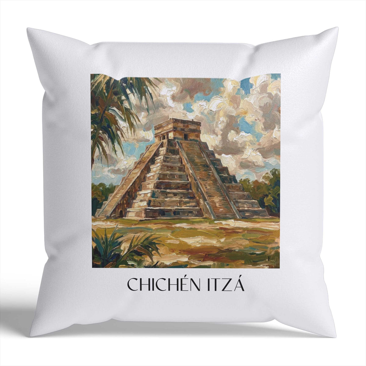 chichén-itzá-mexiko-mexiko-kissenbezug-oil-painting-oelgemaelde