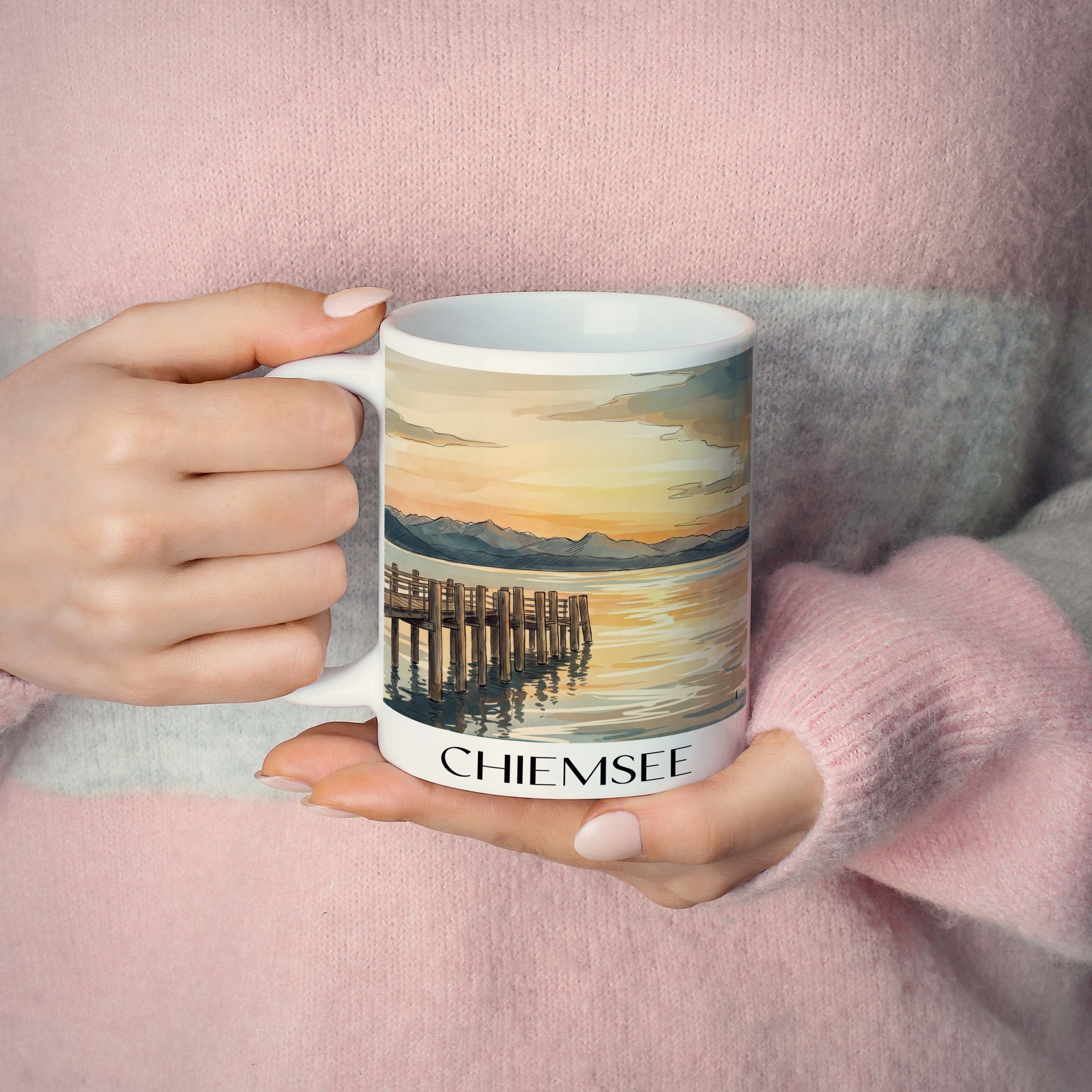 chiemsee-deutschland-kaffeebecher-aquarell