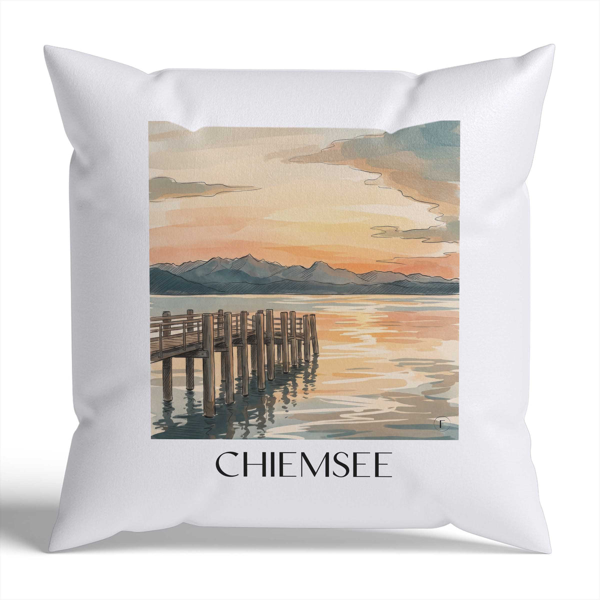 chiemsee-deutschland-deutschland-kissenbezug-aquarell