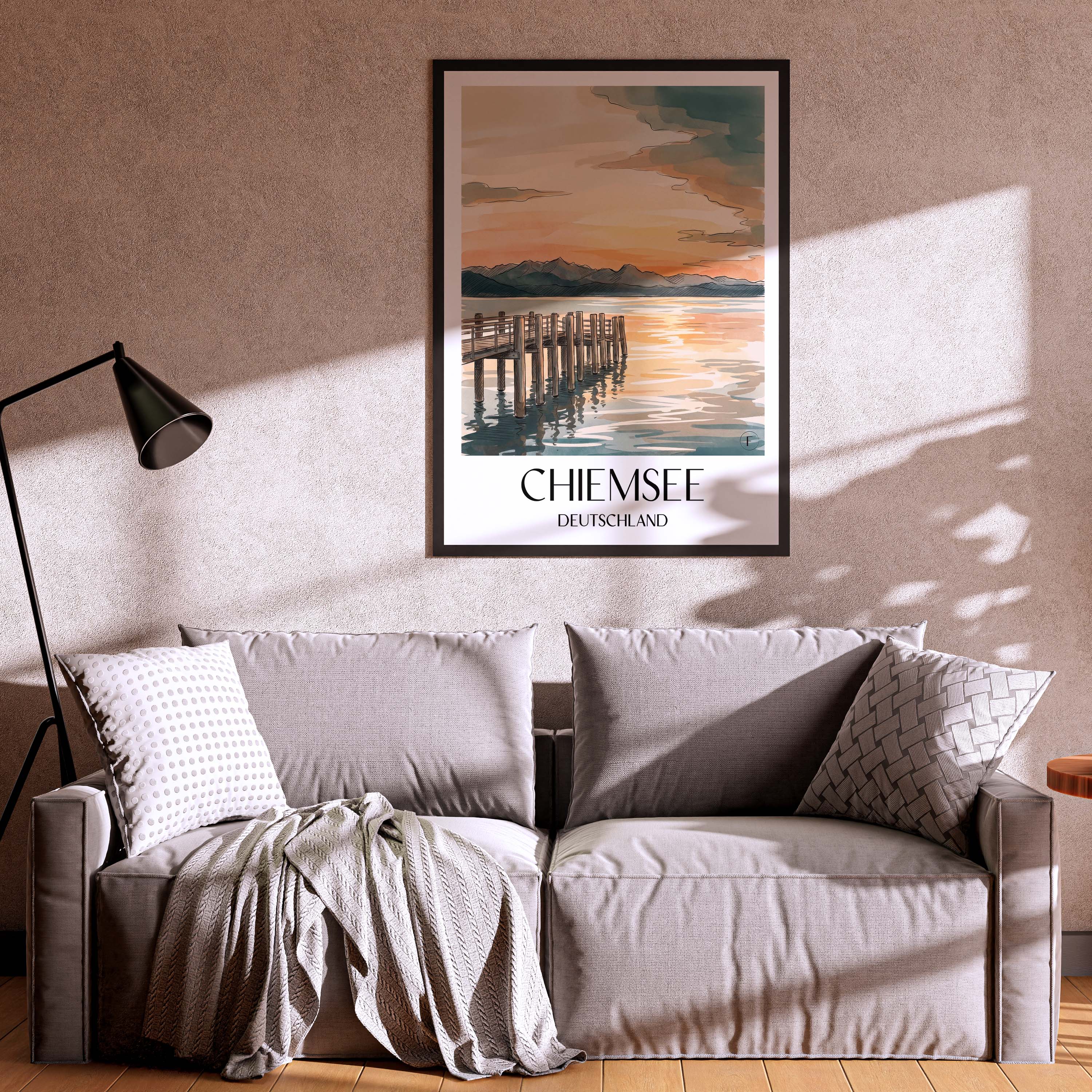 chiemsee-deutschland-poster-aquarell