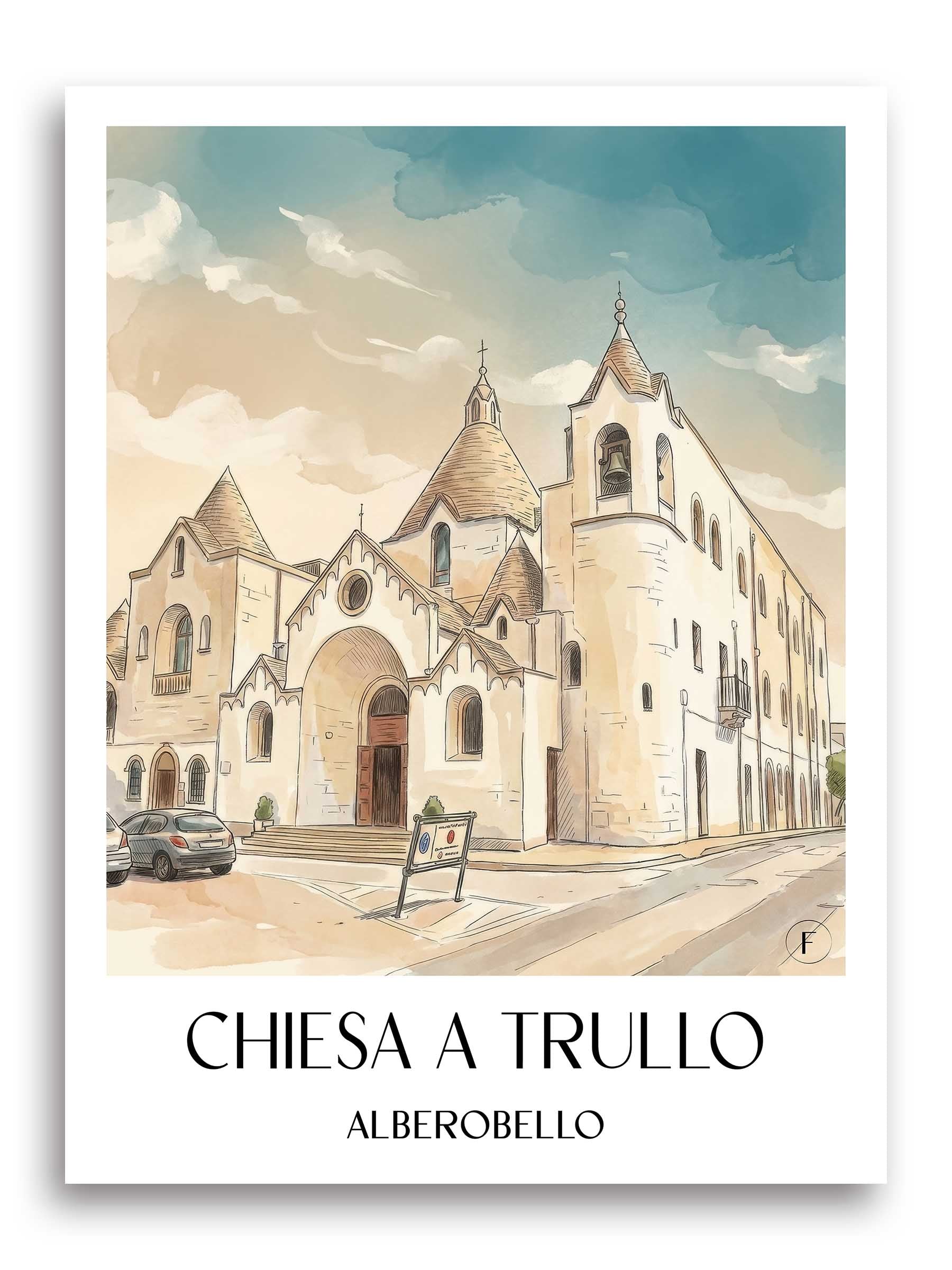 chiesa-a-trullo-alberobello-italien-poster-aquarell