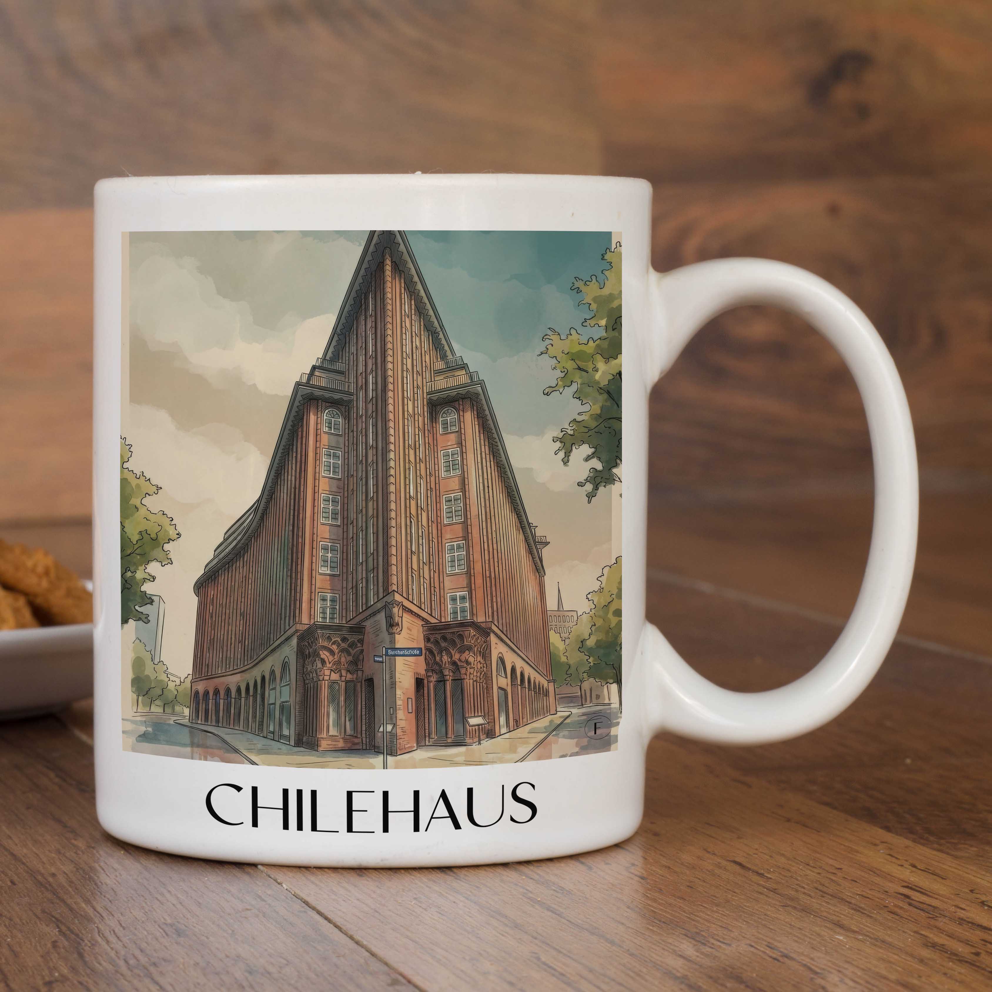 chilehaus-hamburg-deutschland-kaffeebecher-aquarell