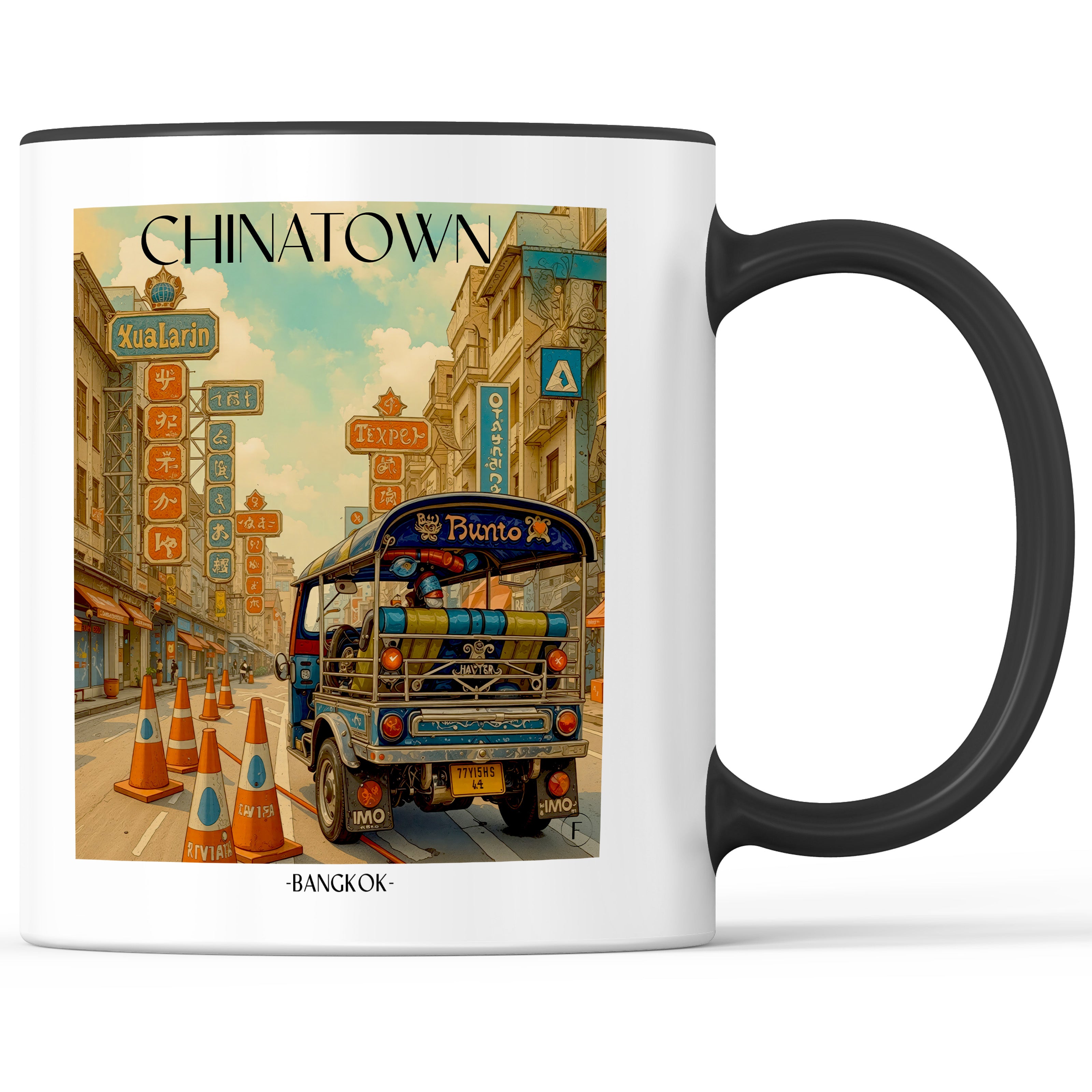 chinatown-bangkok-thailand-einkaufstasche-aquarell