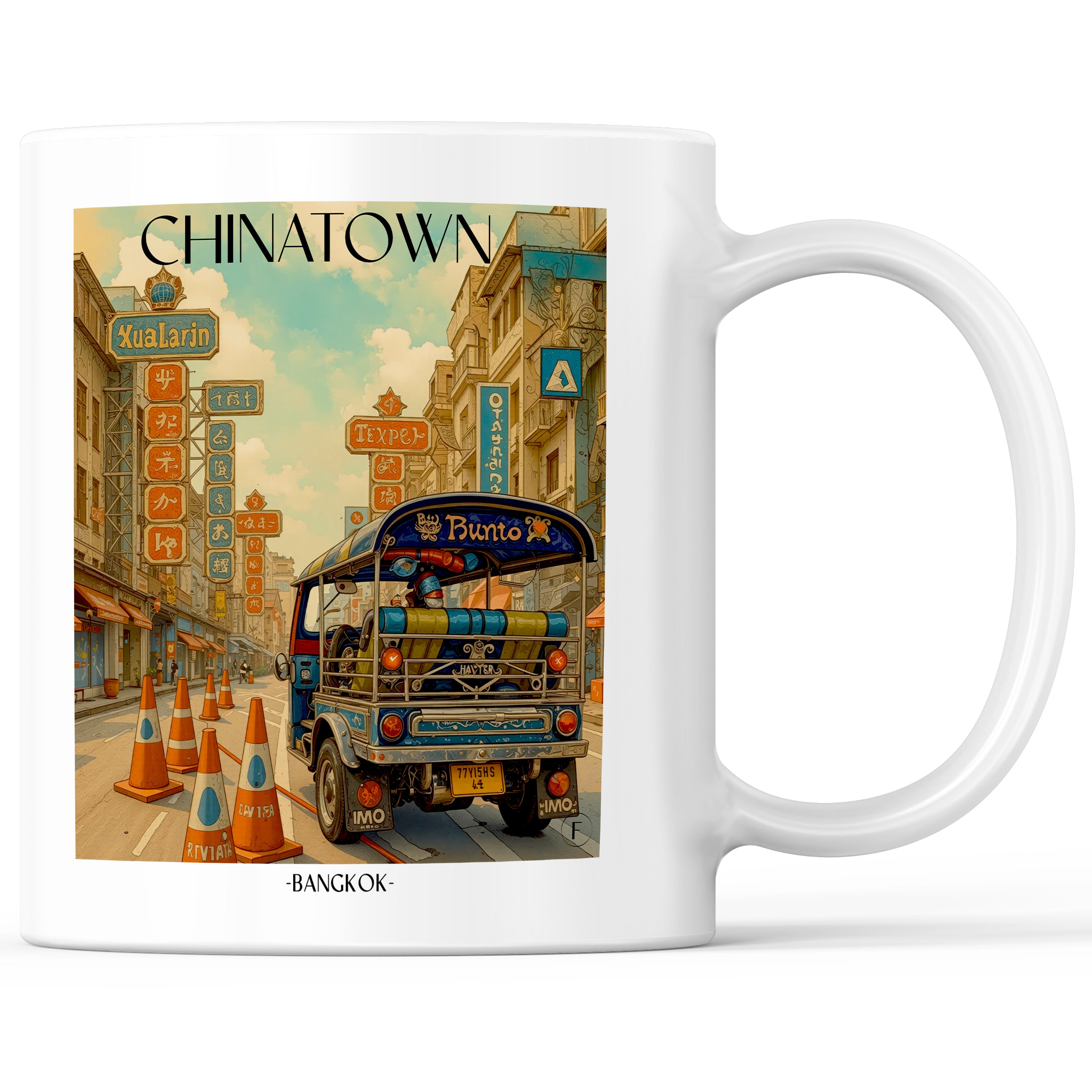 chinatown-bangkok-thailand-einkaufstasche-aquarell