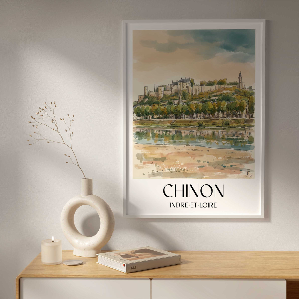 chinon-indre-et-loire-frankreich-poster-aquarell