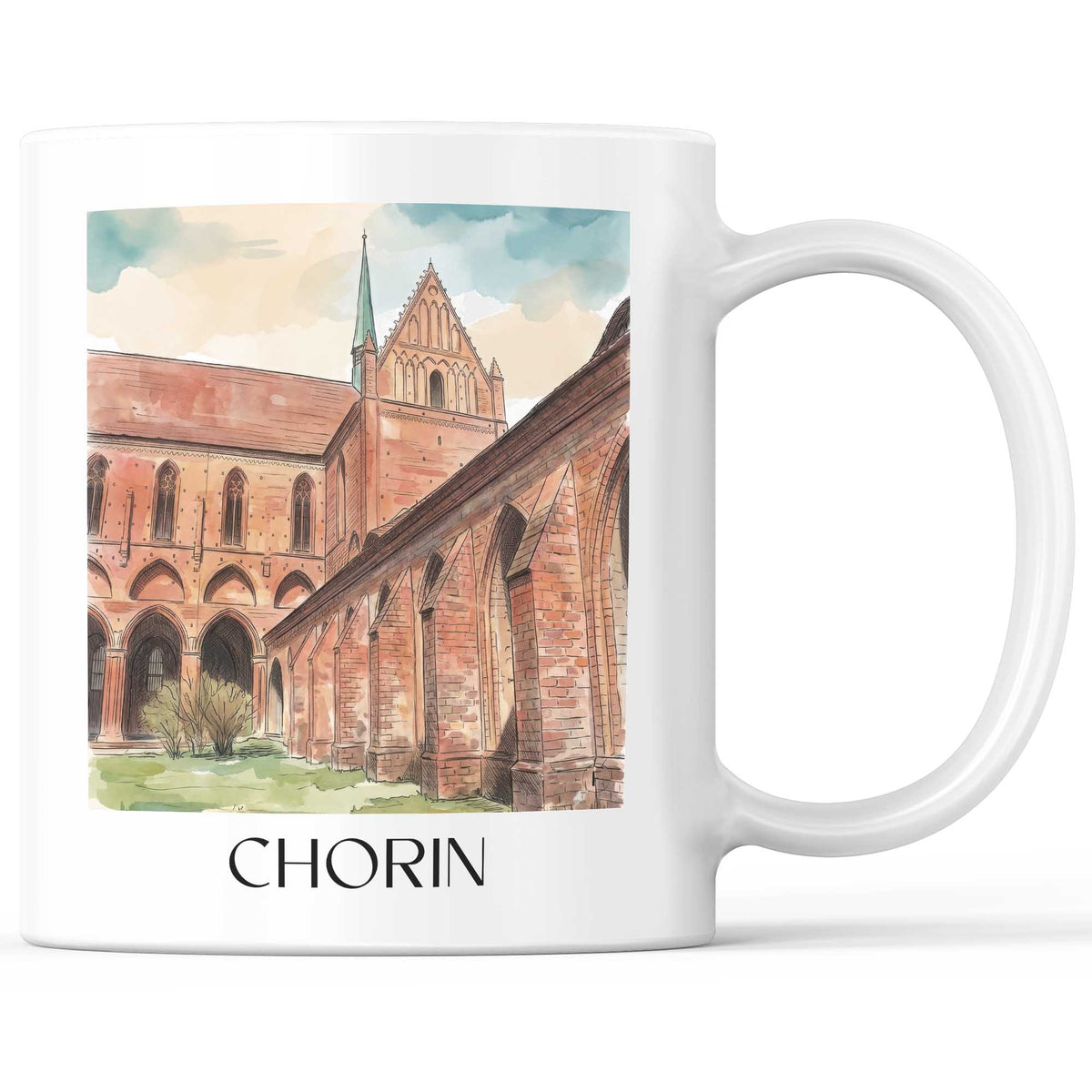 chorin-brandenburg-deutschland-kaffeebecher-aquarell