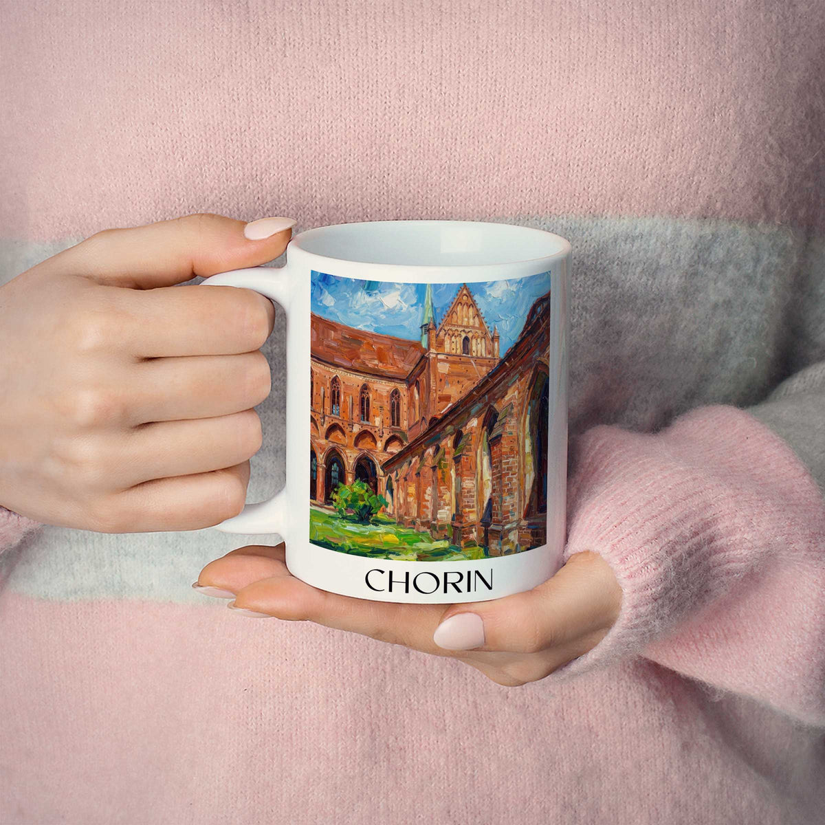 chorin-brandenburg-deutschland-kaffeebecher-oil-painting-oelgemaelde