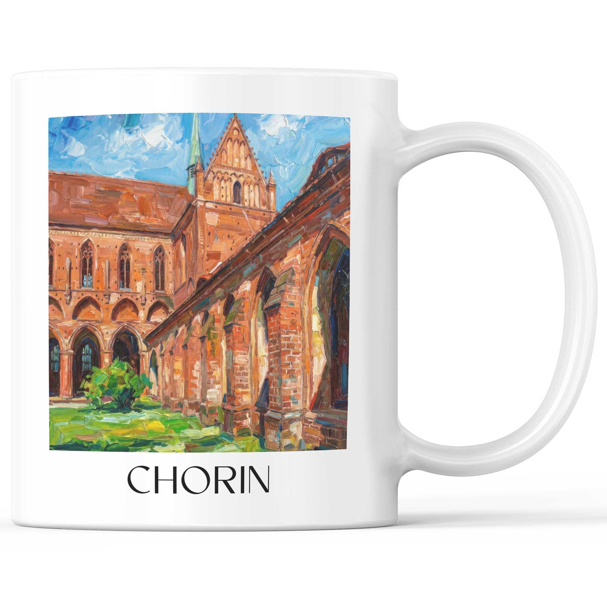 chorin-brandenburg-deutschland-kaffeebecher-oil-painting-oelgemaelde