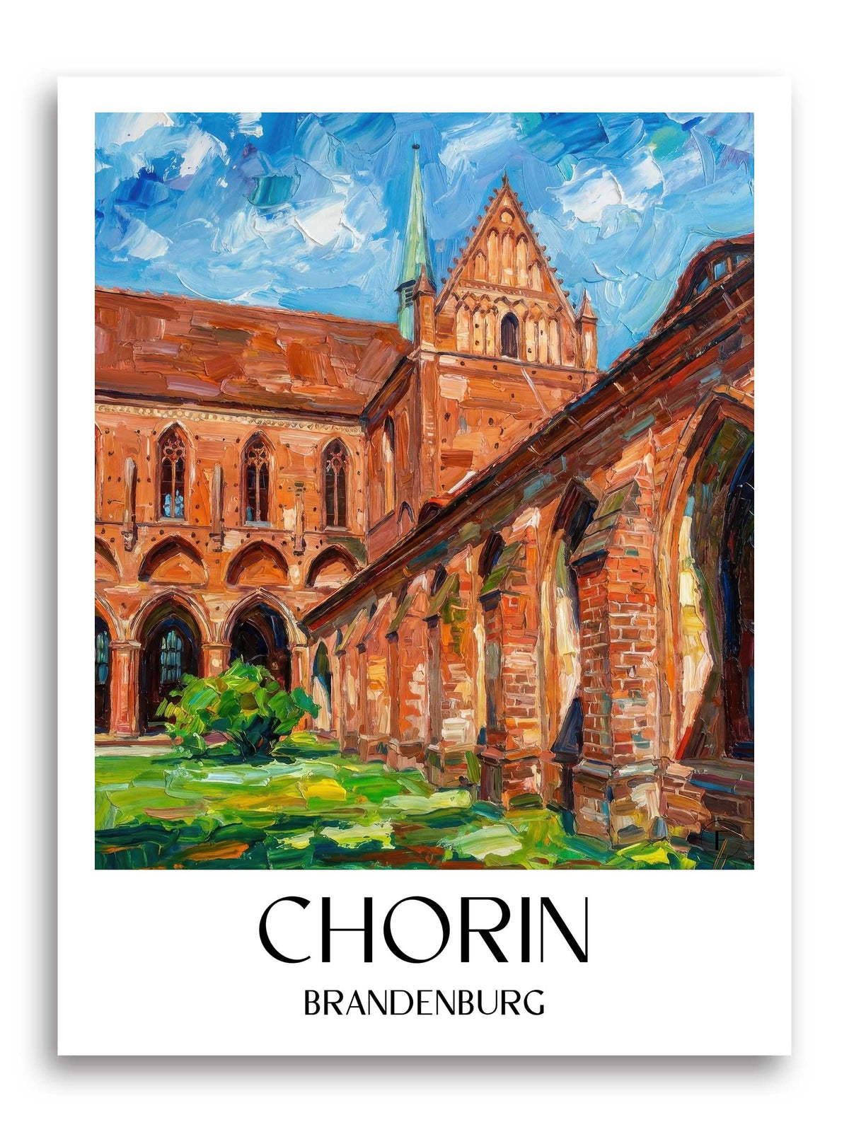 chorin-brandenburg-deutschland-poster-oil-painting-oelgemaelde