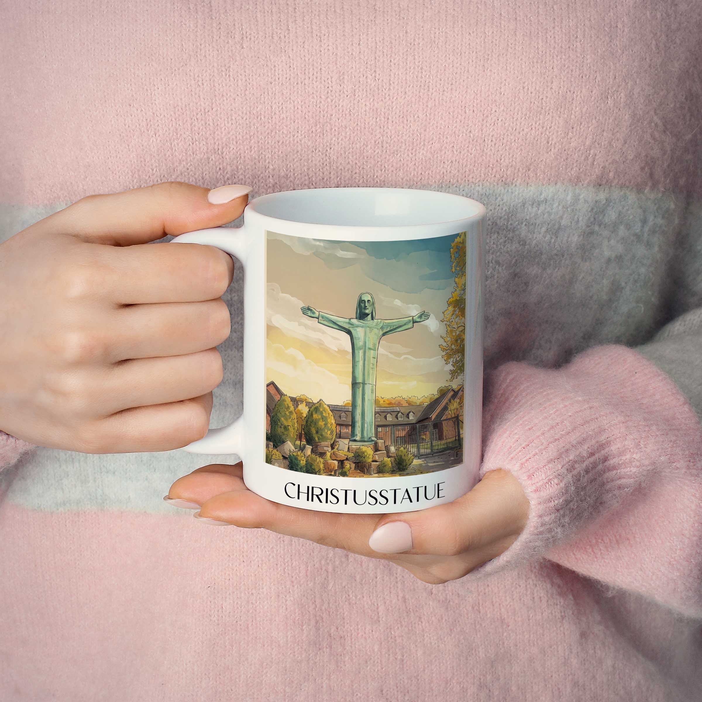 christusstatue-sankt-augustin-deutschland-kaffeebecher-aquarell