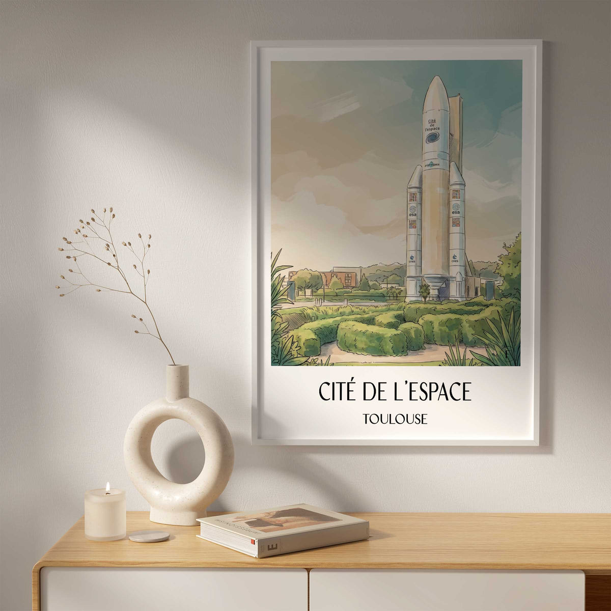 cité-de-l'espace-toulouse-frankreich-poster-aquarell