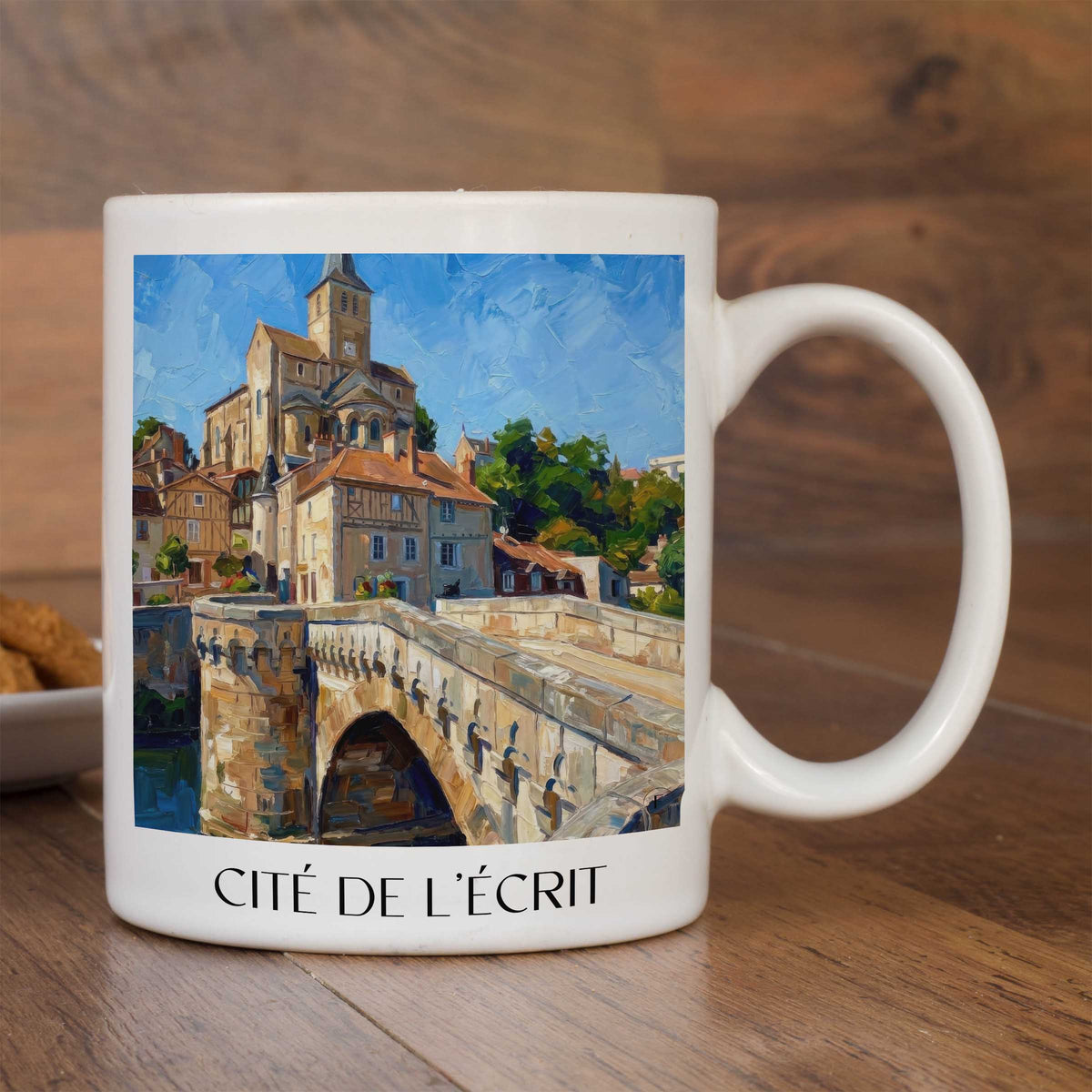 cité-de-l'écrit-montmorillon-frankreich-kaffeebecher-oil-painting-oelgemaelde