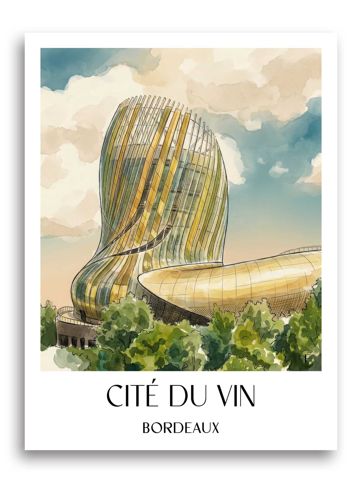 cité-du-vin-bordeaux-frankreich-poster-aquarell
