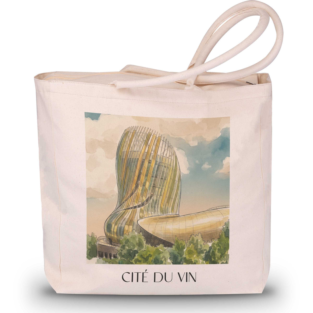 cité-du-vin-bordeaux-frankreich-einkaufstasche-aquarell