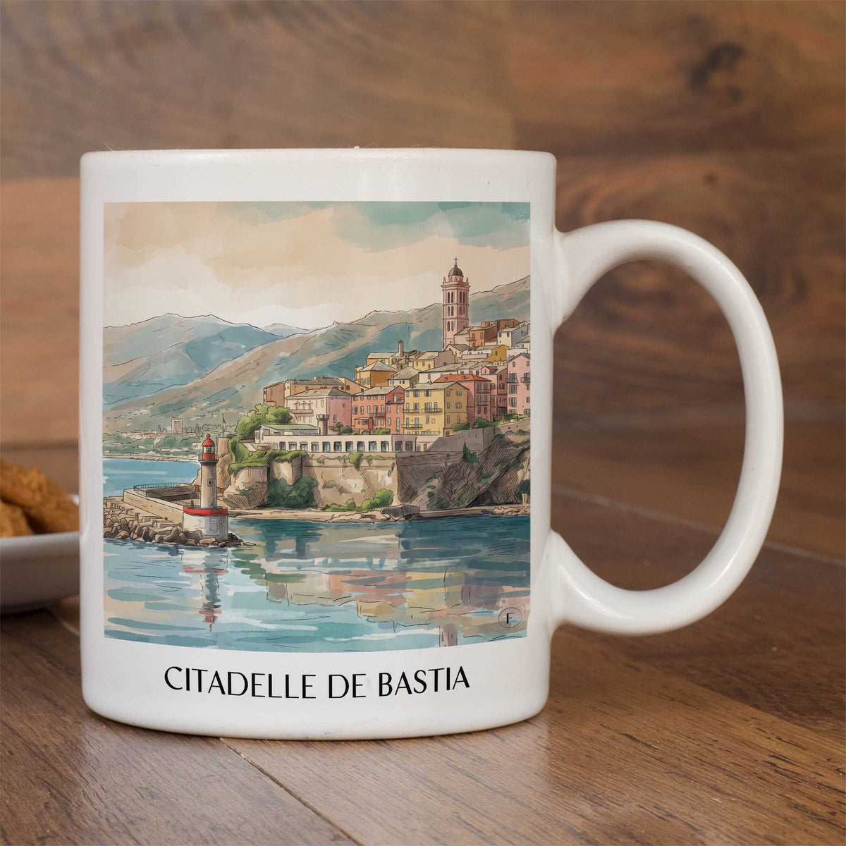 citadelle-de-bastia-korsika-frankreich-kaffeebecher-aquarell