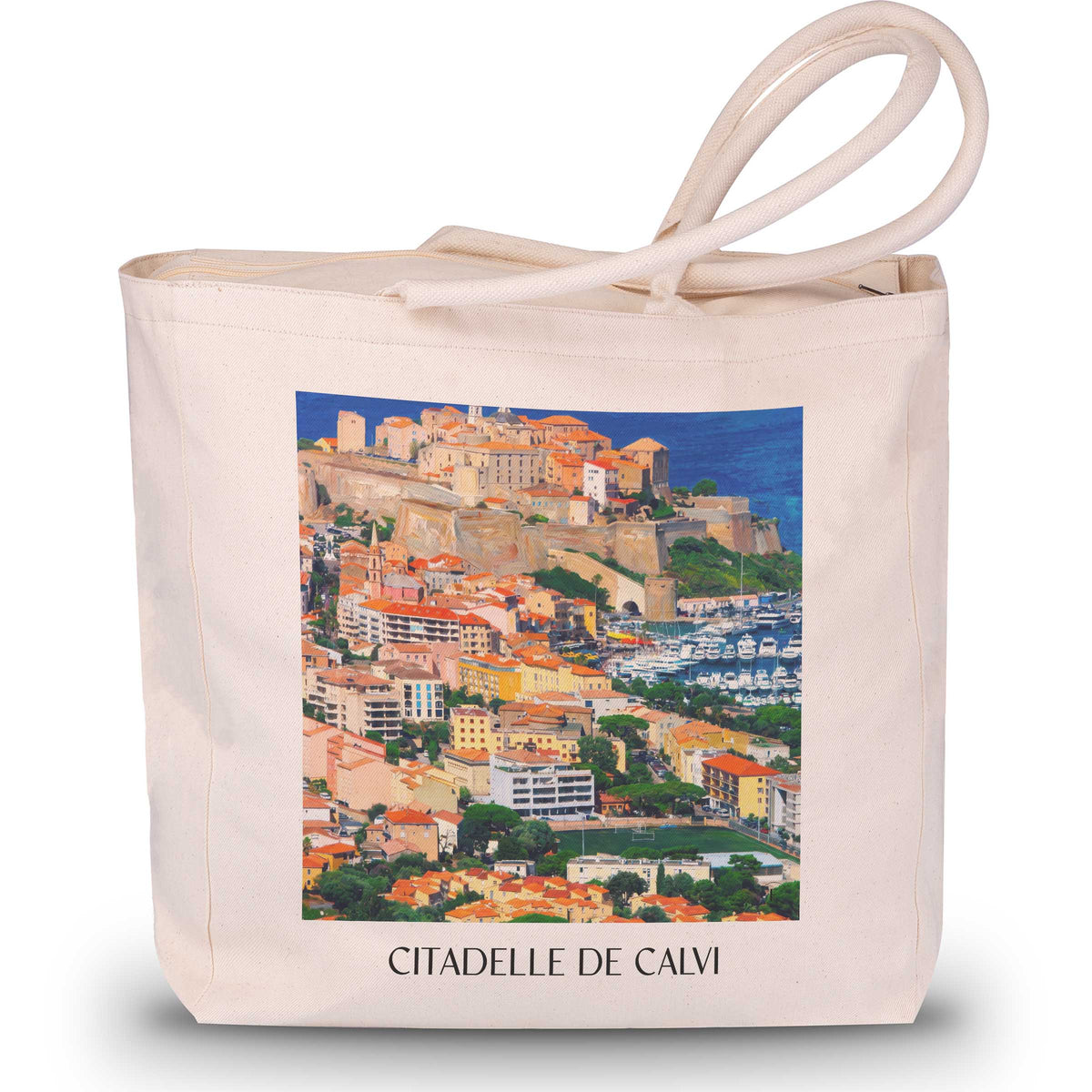 citadelle-de-calvi-balagne-frankreich-einkaufstasche-oil-painting-oelgemaelde