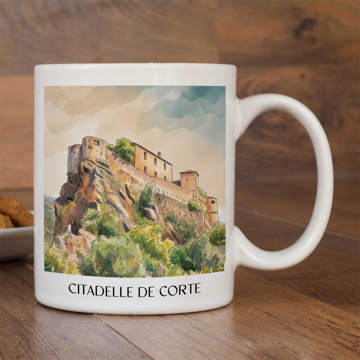 citadelle-de-corte-centre-corse-frankreich-kaffeebecher-aquarell