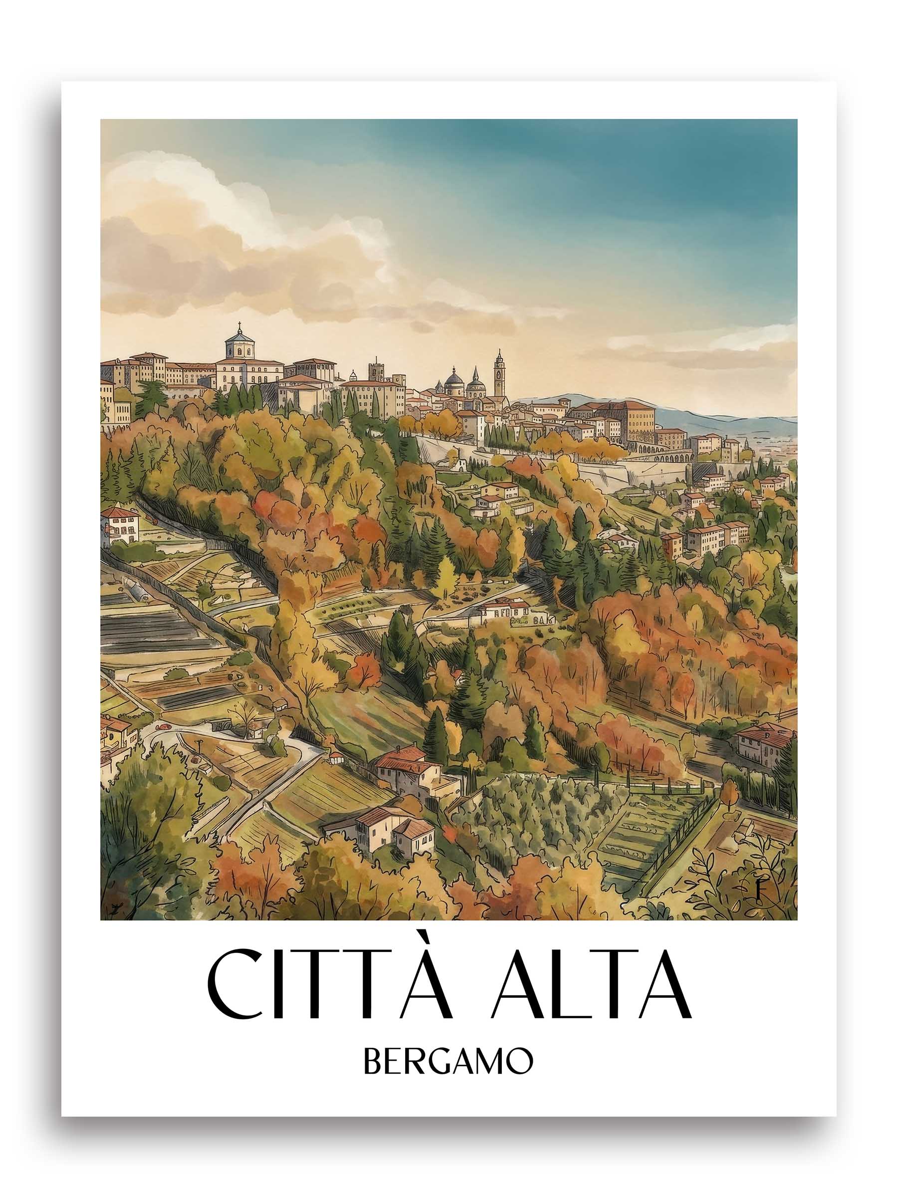 città-alta-bergamo-italien-poster-aquarell