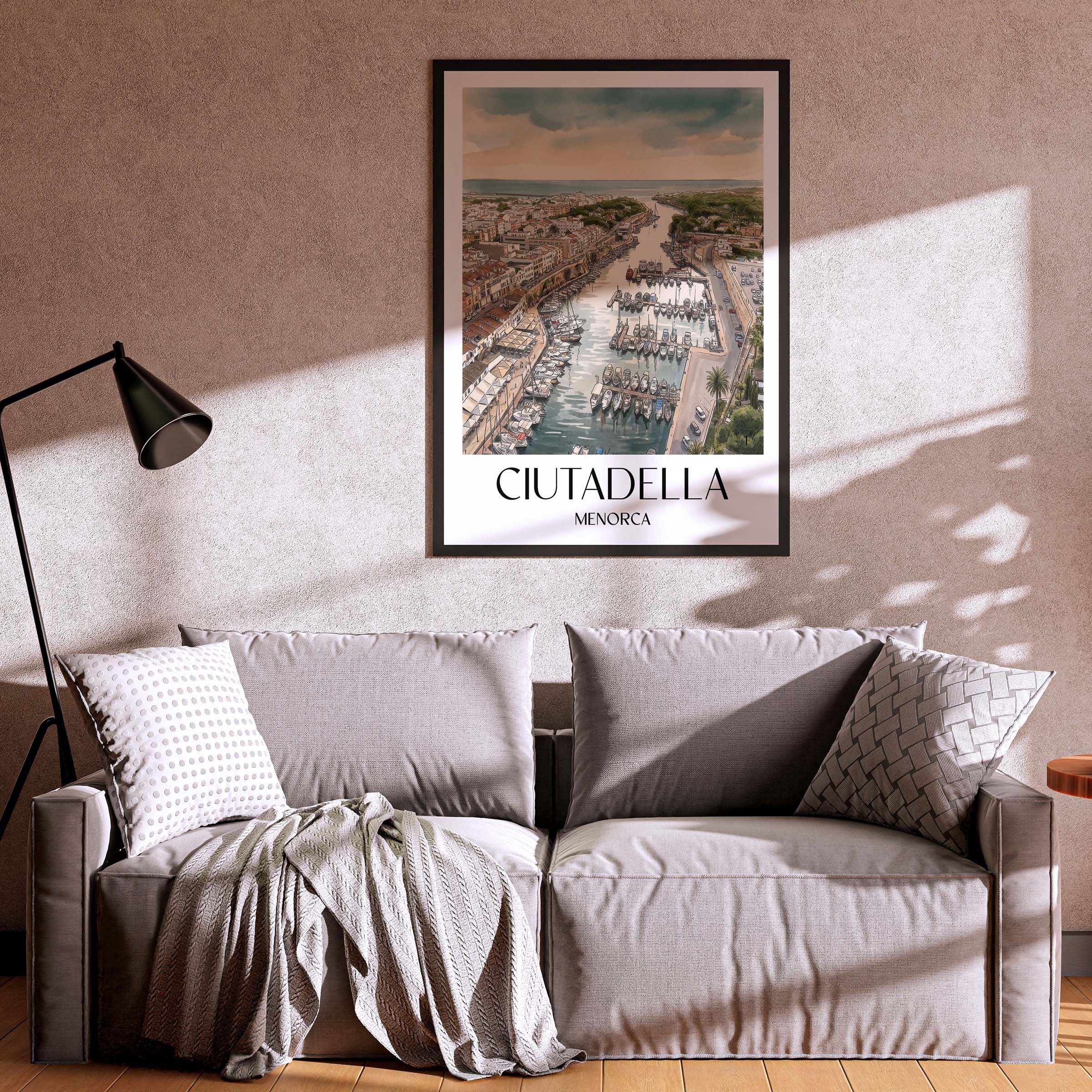 ciutadella-menorca-spanien-poster-aquarell