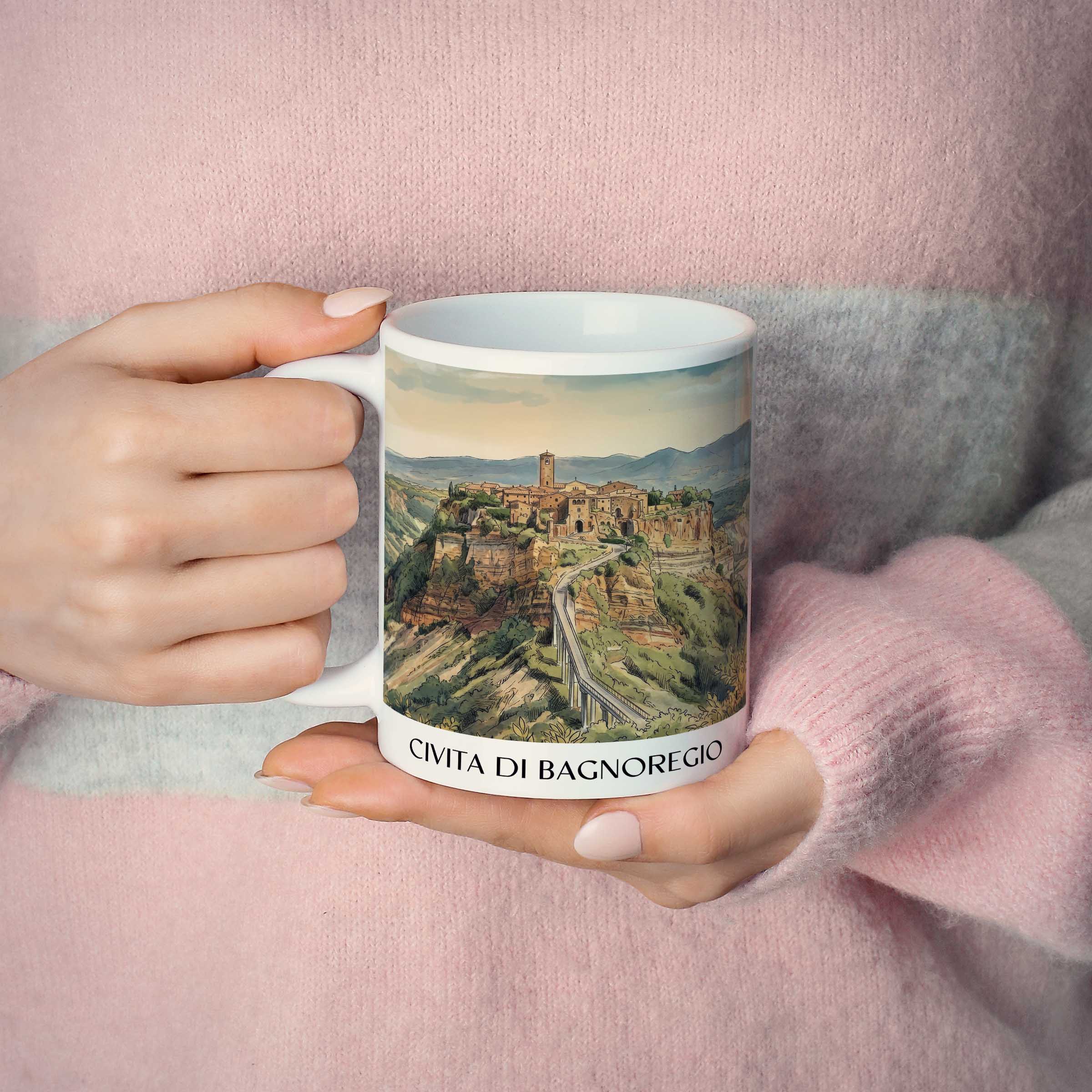 civita-di-bagnoregio-latium-italien-kaffeebecher-aquarell