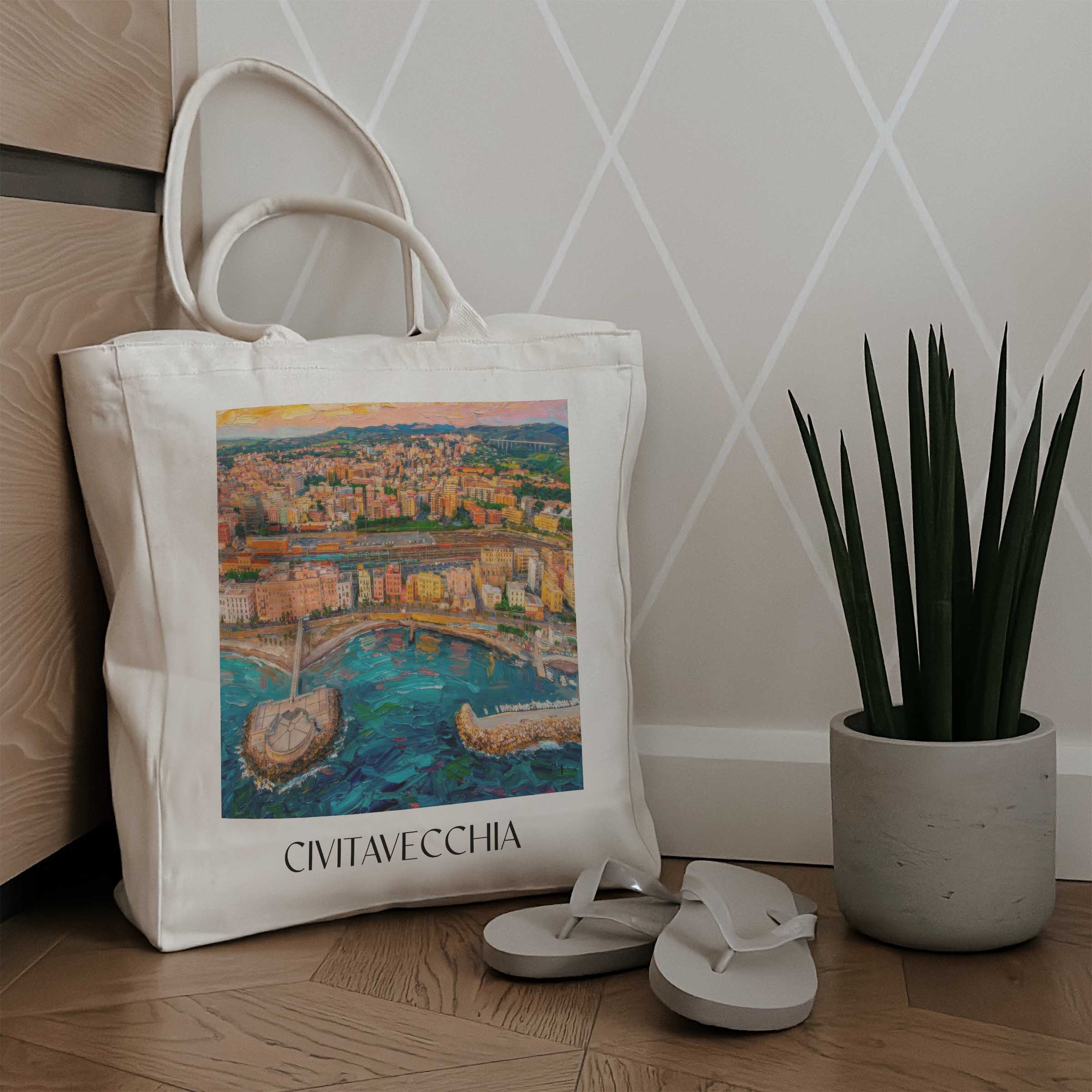 civitavecchia-latium-italien-einkaufstasche-oil-painting-oelgemaelde