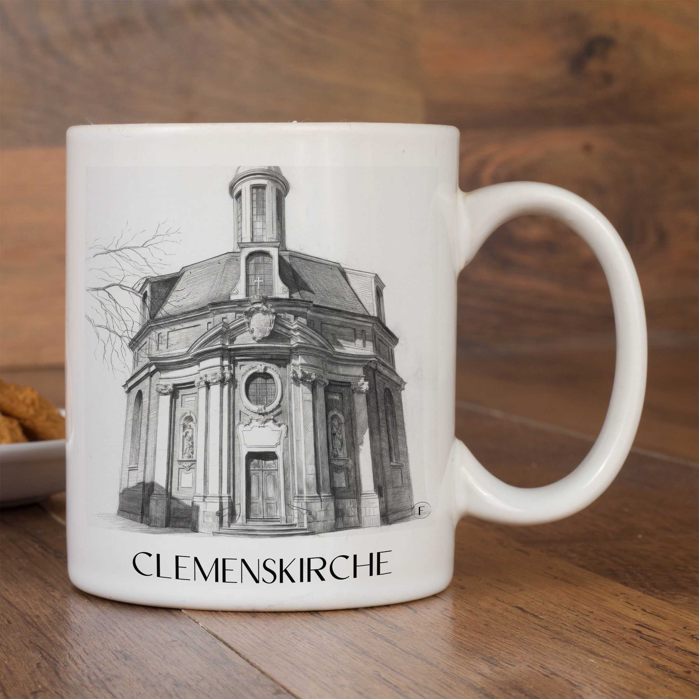 clemenskirche-münster-deutschland-kaffeebecher-bleistift-zeichnung-drawing