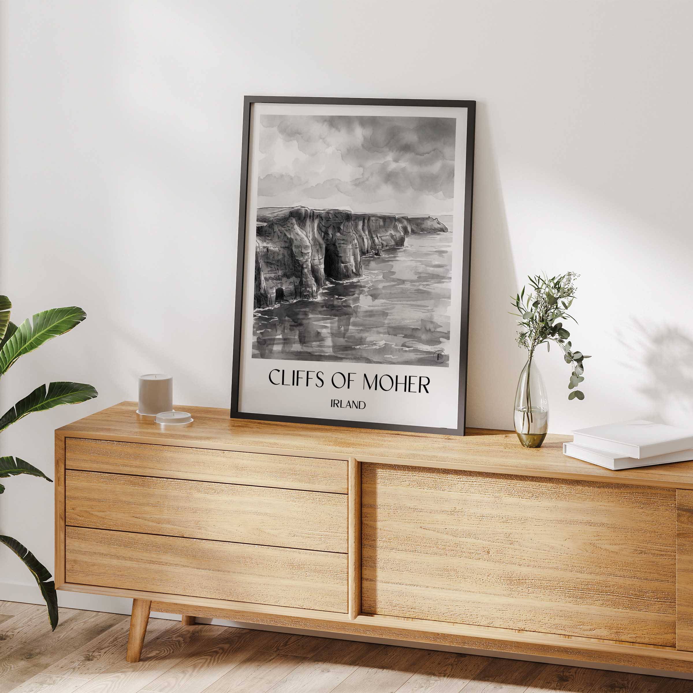 cliffs-of-moher-irland-irland-poster-aquarell-schwarz-weiss