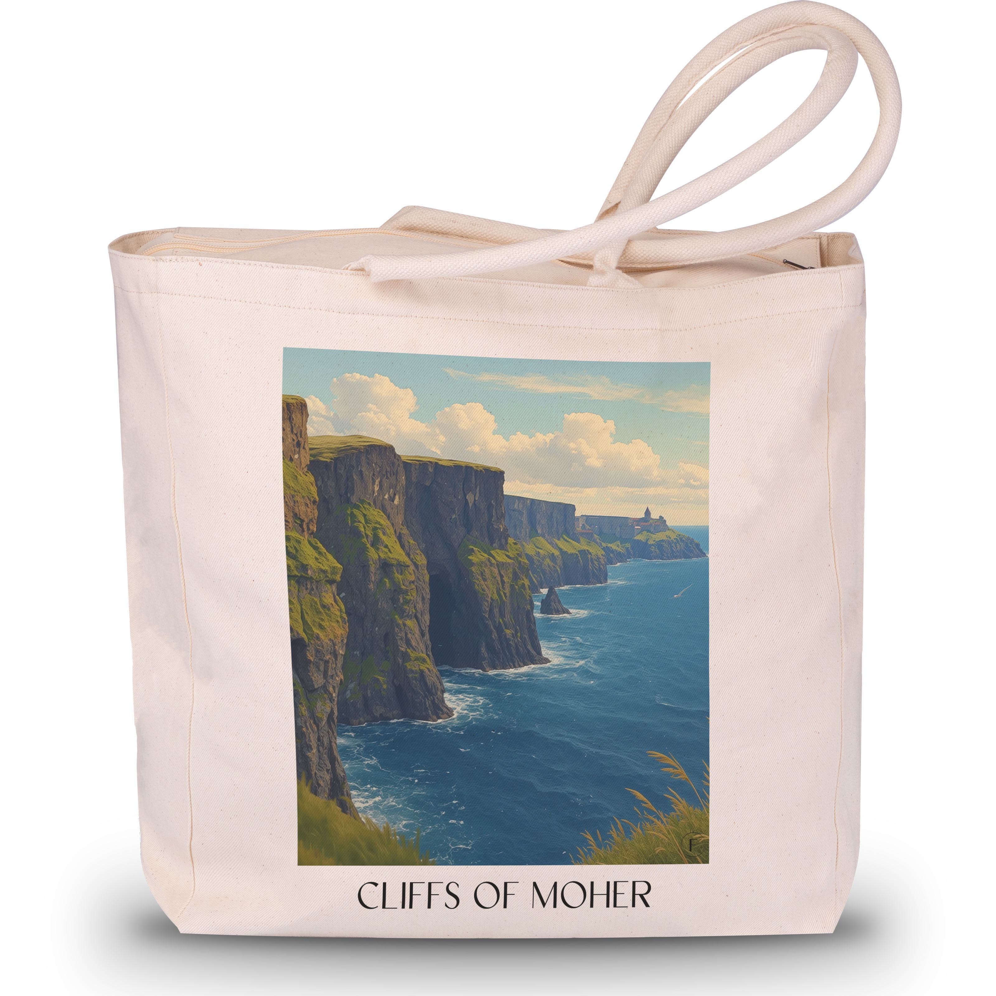 cliffs-of-moher-irland-irland-einkaufstasche-aquarell