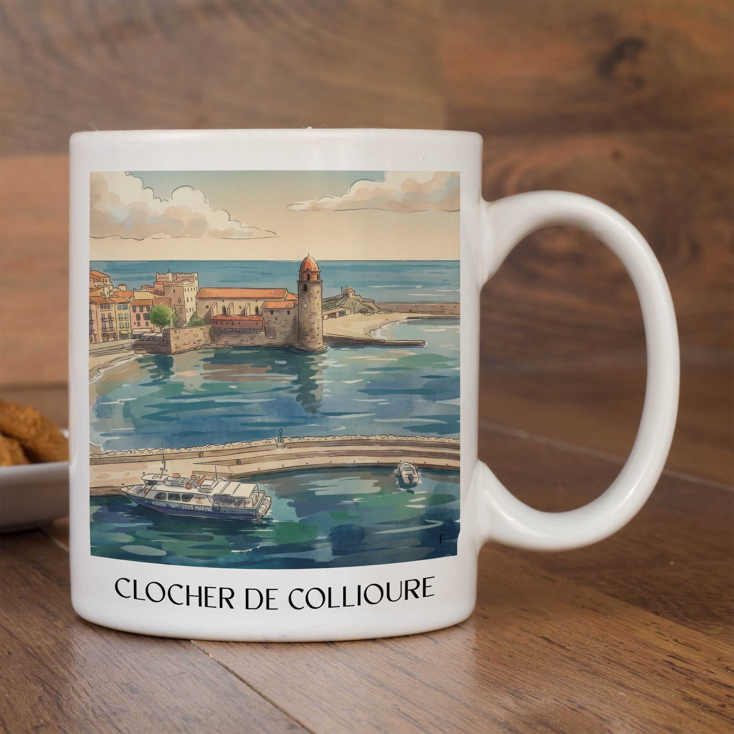 clocher-de-collioure-côte-vermeille-frankreich-kaffeebecher-aquarell