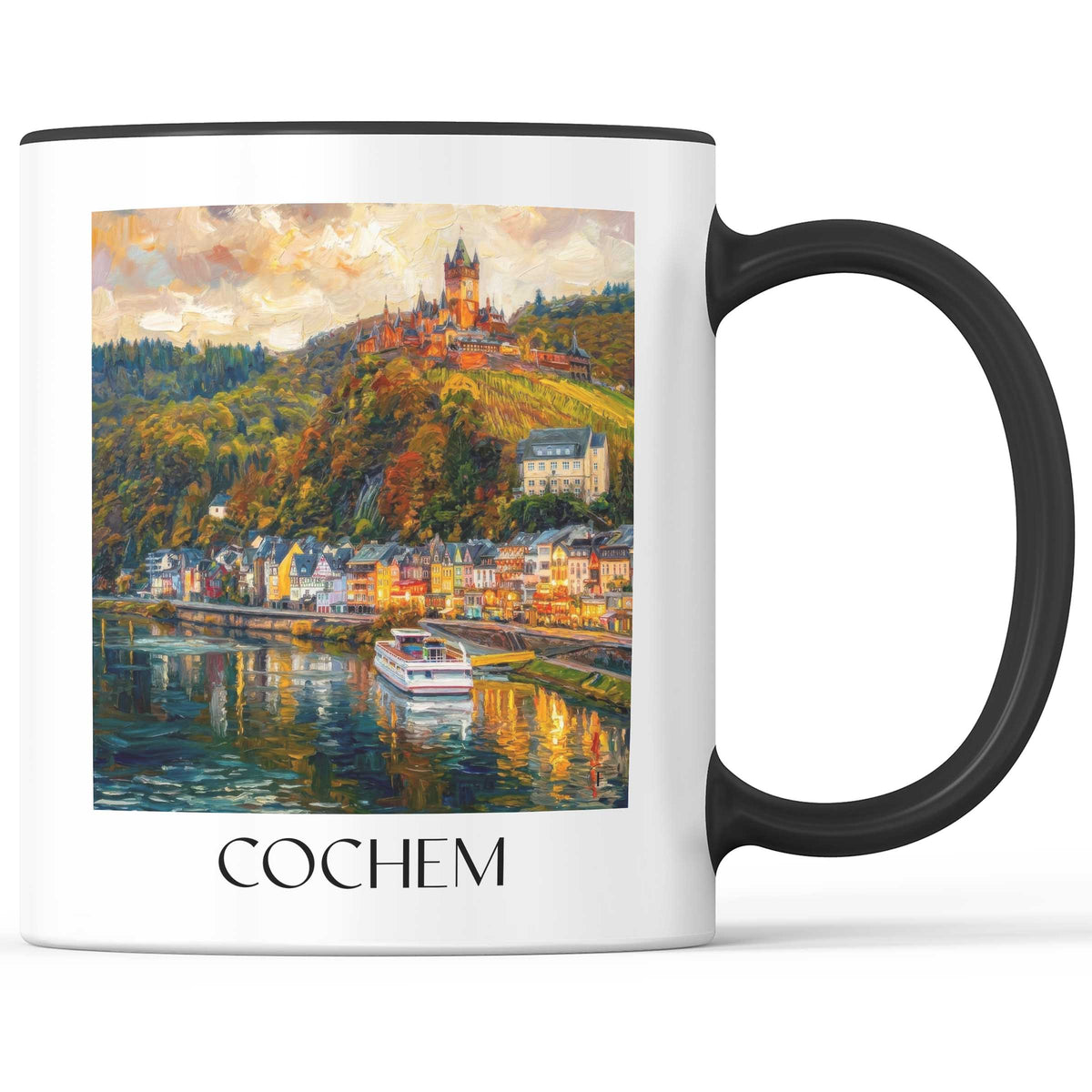 cochem-mosel-deutschland-kaffeebecher-oil-painting-oelgemaelde
