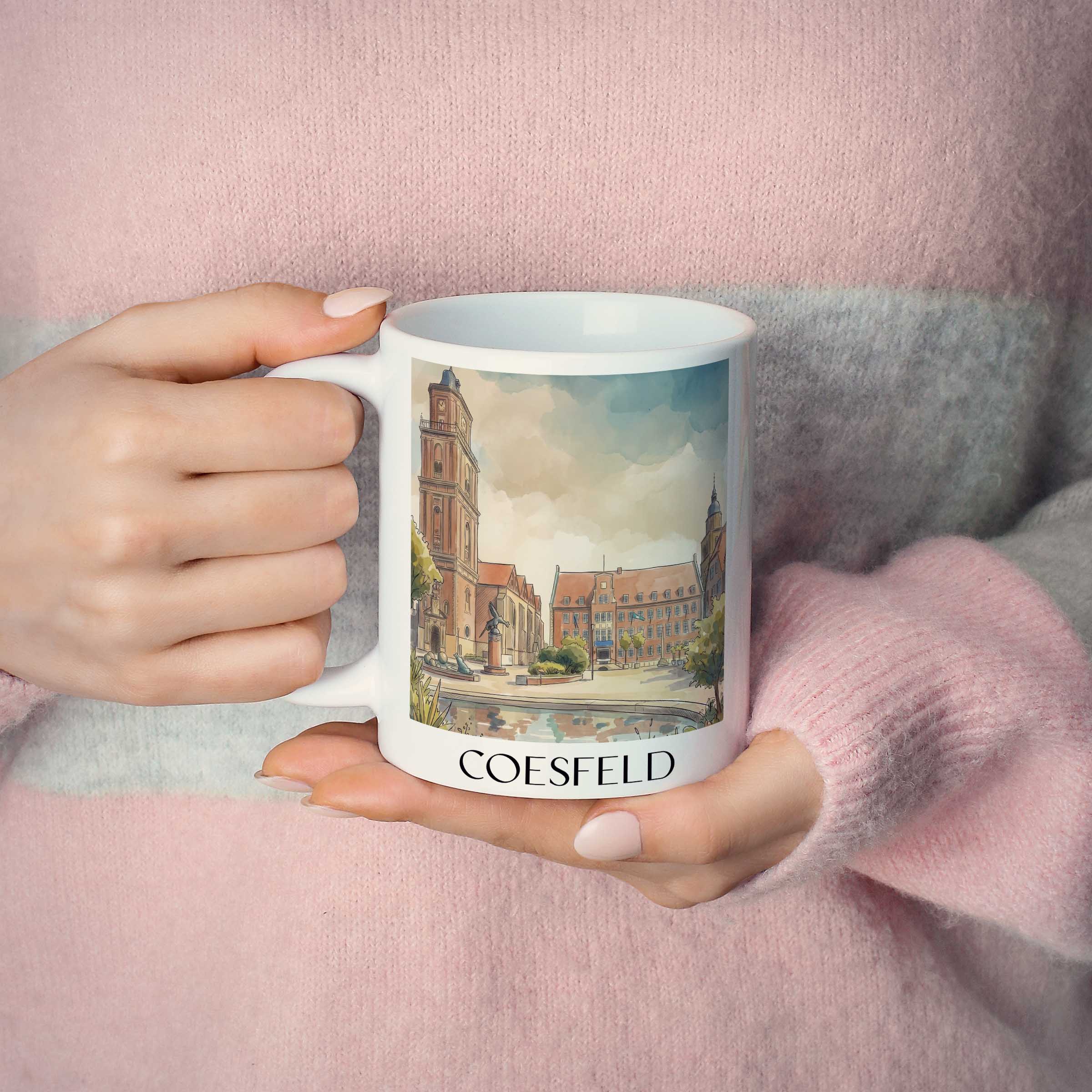 coesfeld-münsterland-deutschland-kaffeebecher-aquarell