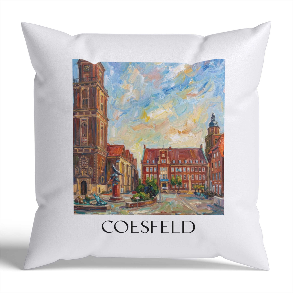 coesfeld-münsterland-deutschland-kissenbezug-oil-painting-oelgemaelde