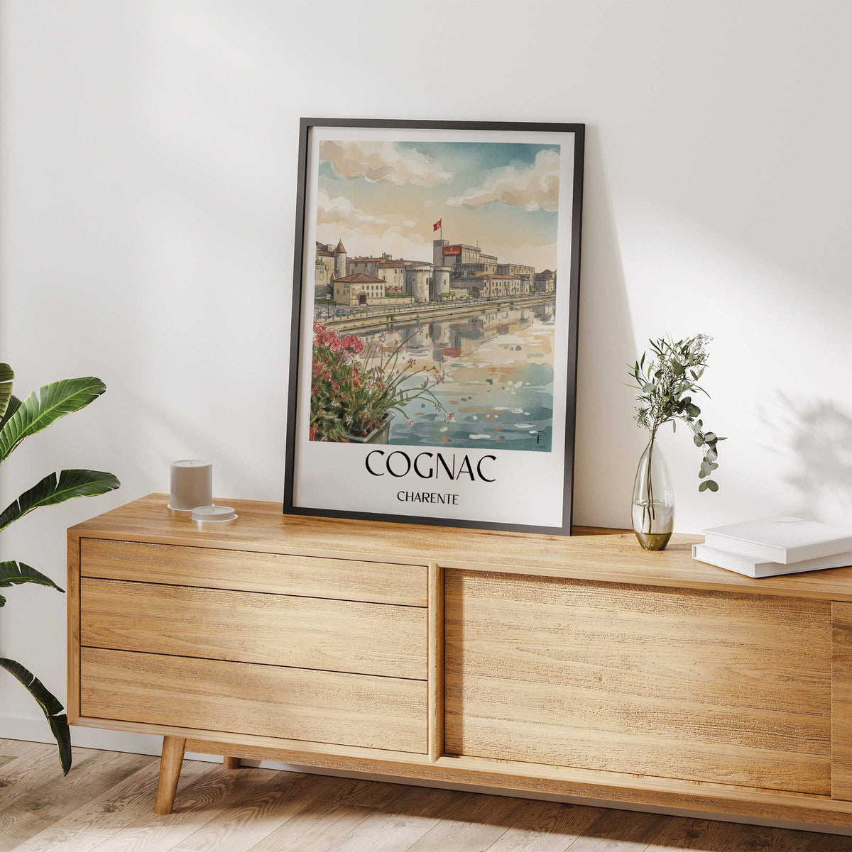 cognac-charente-frankreich-poster-aquarell