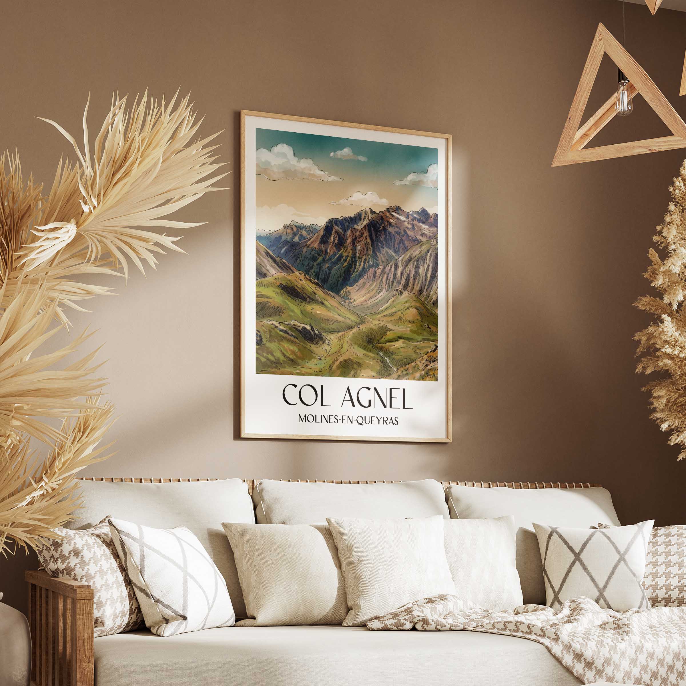 col-agnel-molines-en-queyras-frankreich-poster-aquarell