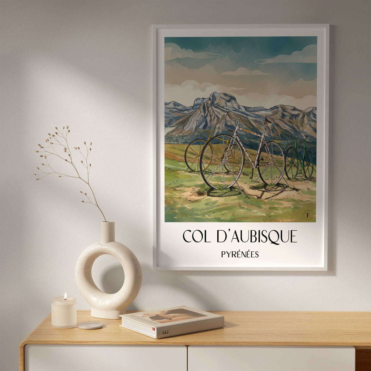 col-d'aubisque-pyrénées-frankreich-poster-aquarell