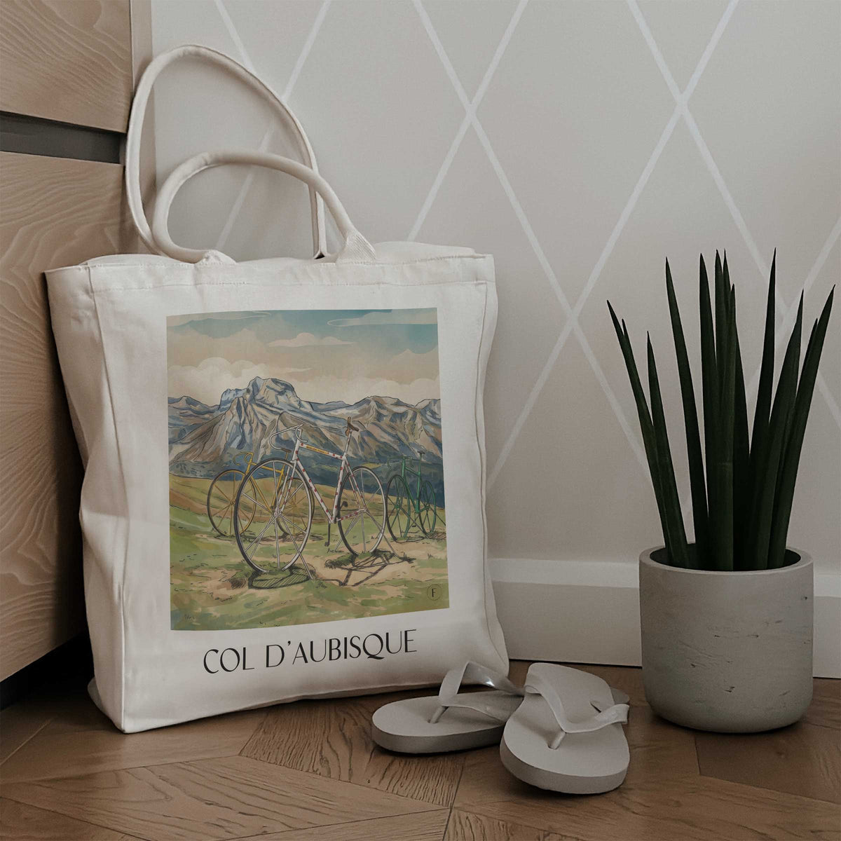 col-d'aubisque-pyrénées-frankreich-einkaufstasche-aquarell