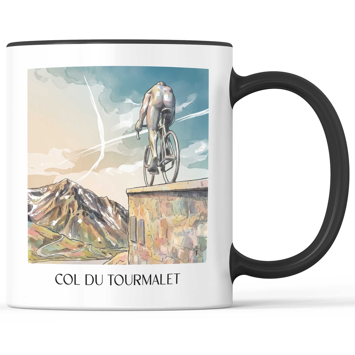 col-du-tourmalet-pyrénées-frankreich-kaffeebecher-aquarell