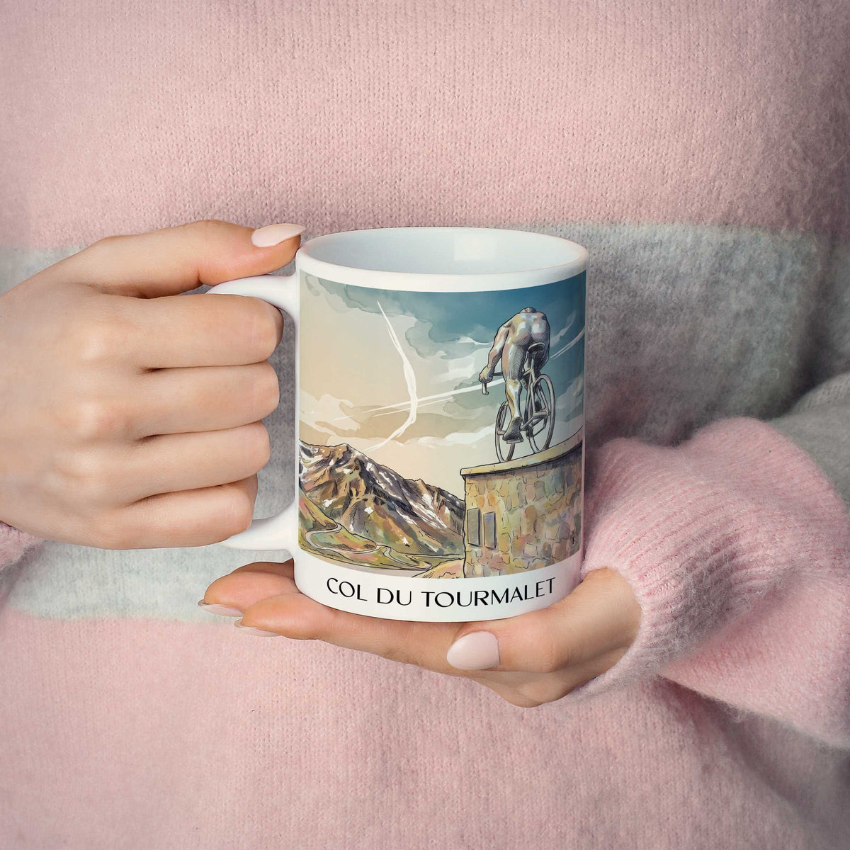 col-du-tourmalet-pyrénées-frankreich-kaffeebecher-aquarell
