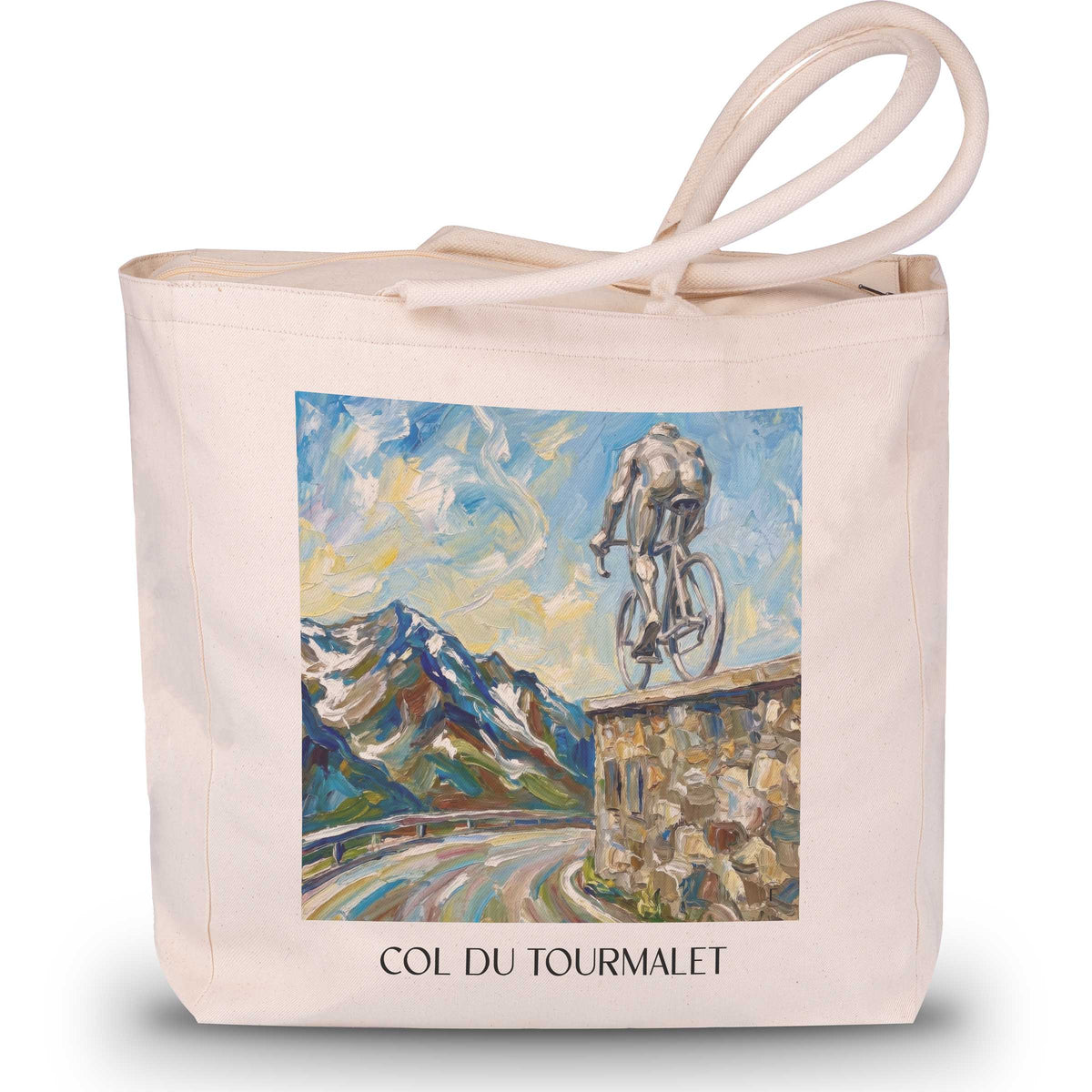 col-du-tourmalet-pyrénées-frankreich-einkaufstasche-oil-painting-oelgemaelde