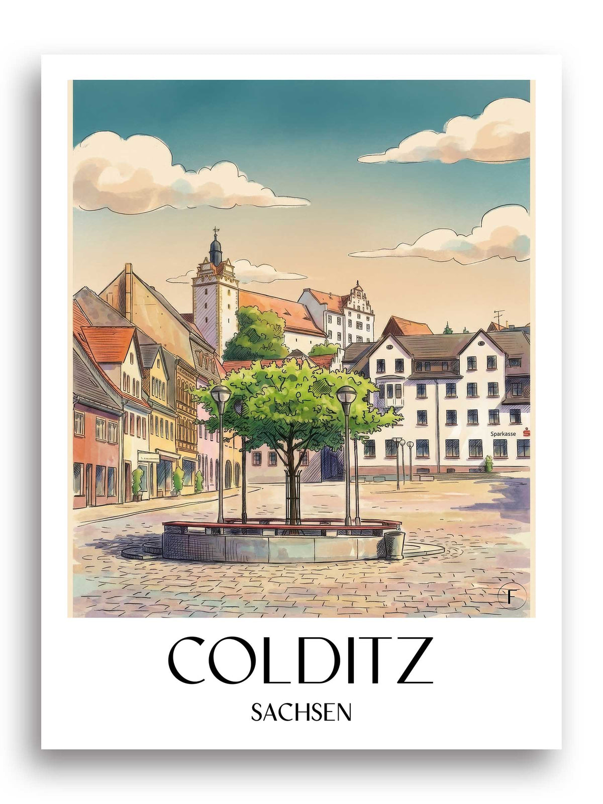 colditz-sachsen--deutschland-poster-aquarell