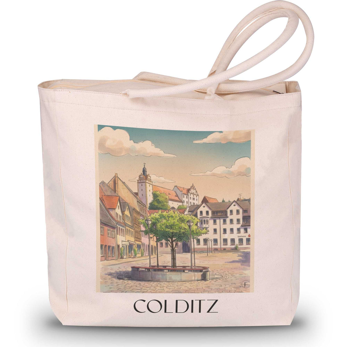 colditz-sachsen--deutschland-einkaufstasche-aquarell