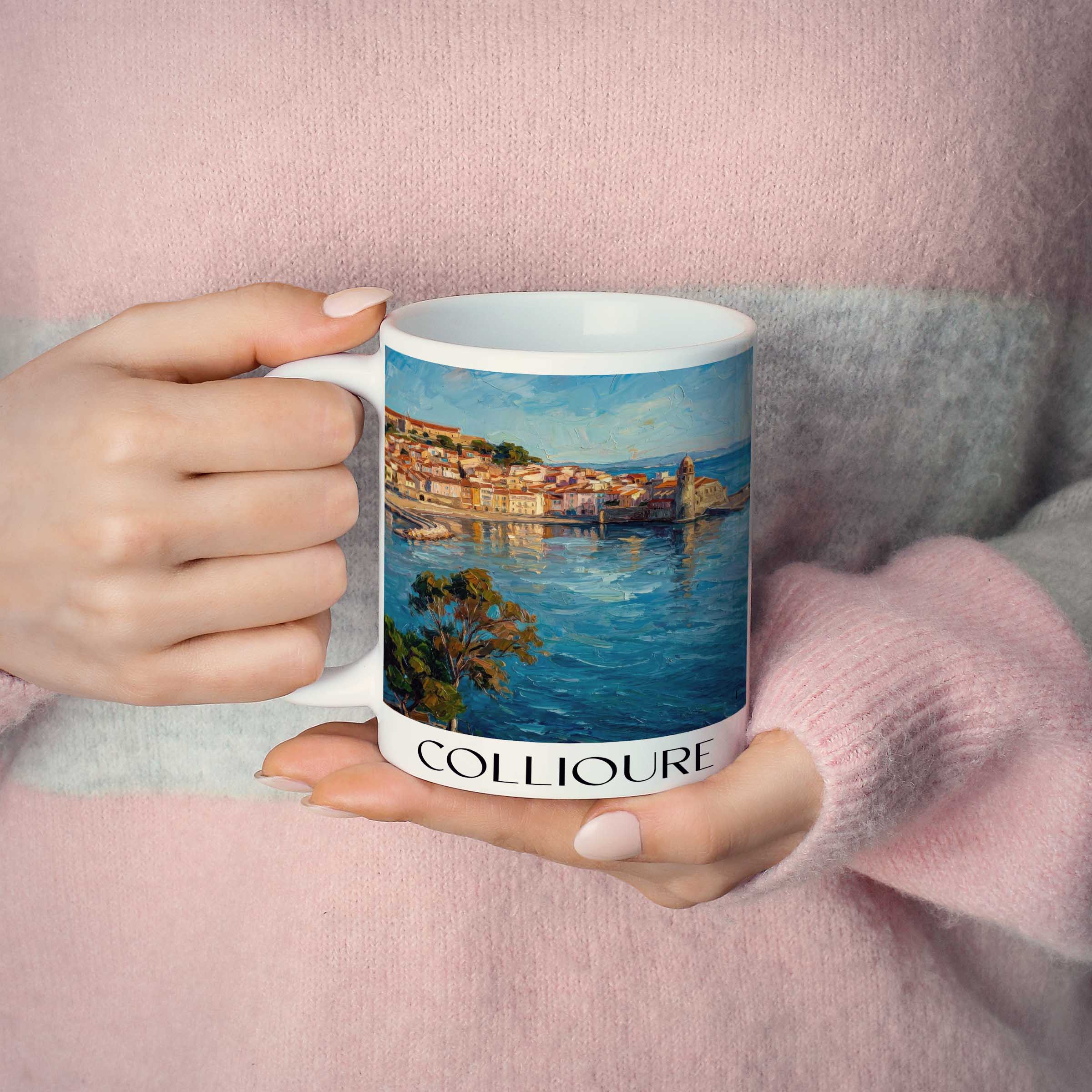 collioure--côte-vermeille-frankreich-kaffeebecher-oil-painting-oelgemaelde