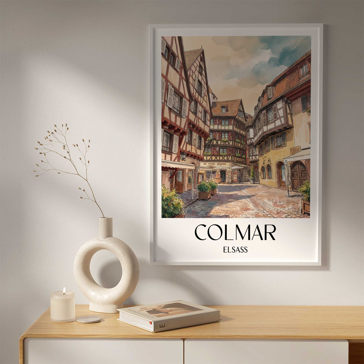 colmar-elsass-frankreich-poster-aquarell